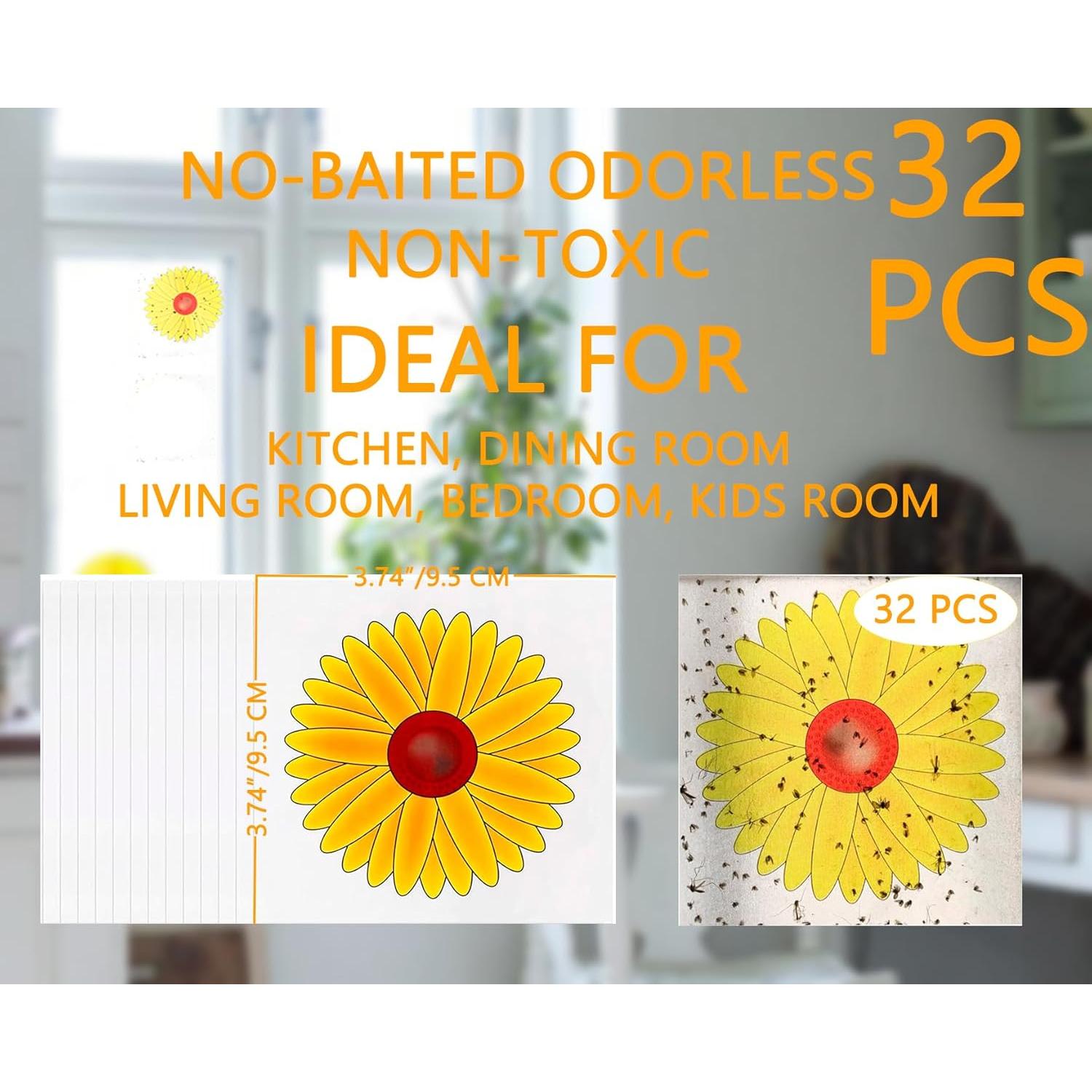 Paquete de 16 trampas adhesivas para moscas Ai W - Girasol