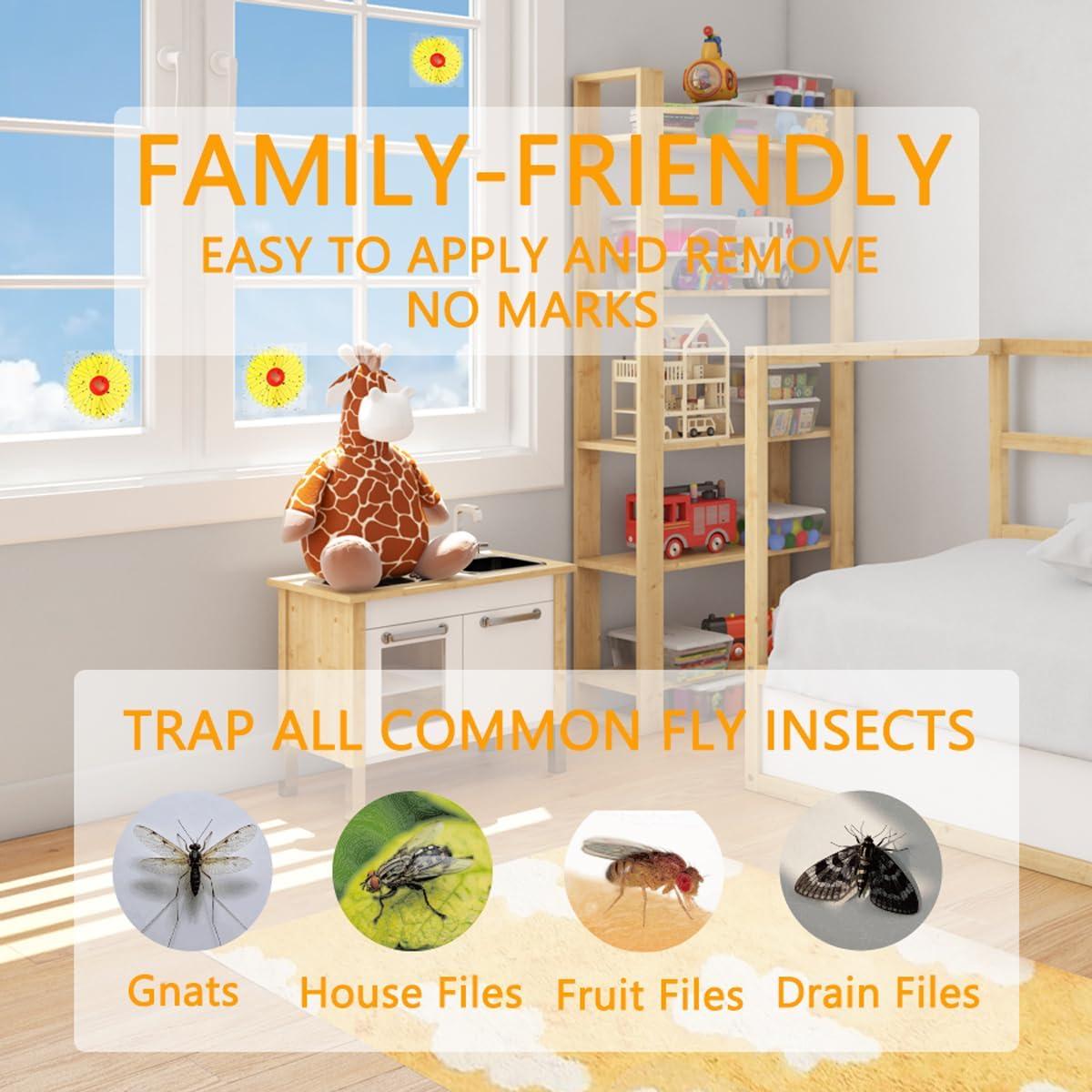 Paquete de 16 trampas adhesivas para moscas Ai W - Girasol