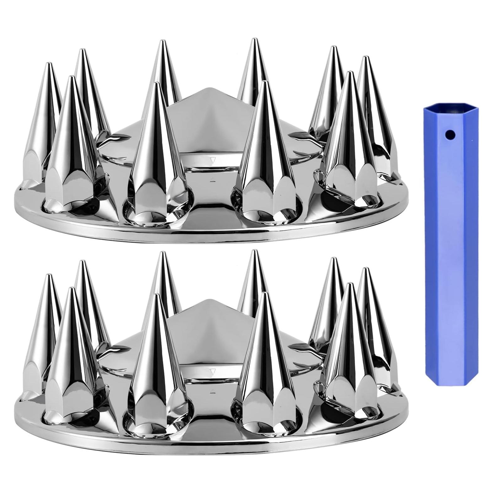 Cubiertas de Rueda de Eje Wehymne 22.5" Cromo para Camiones Semi