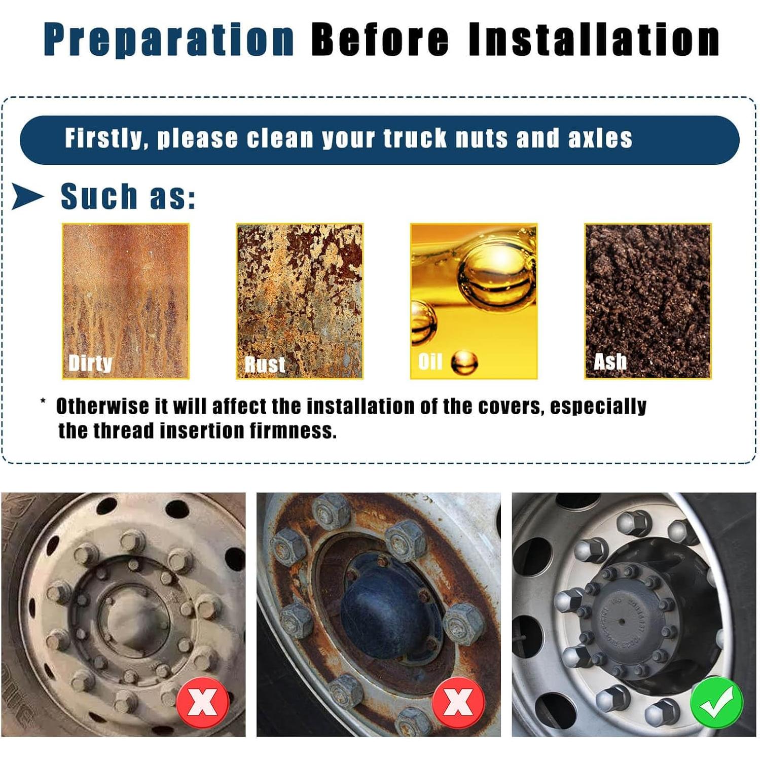 Cubiertas de Rueda de Eje Wehymne 22.5" Cromo para Camiones Semi