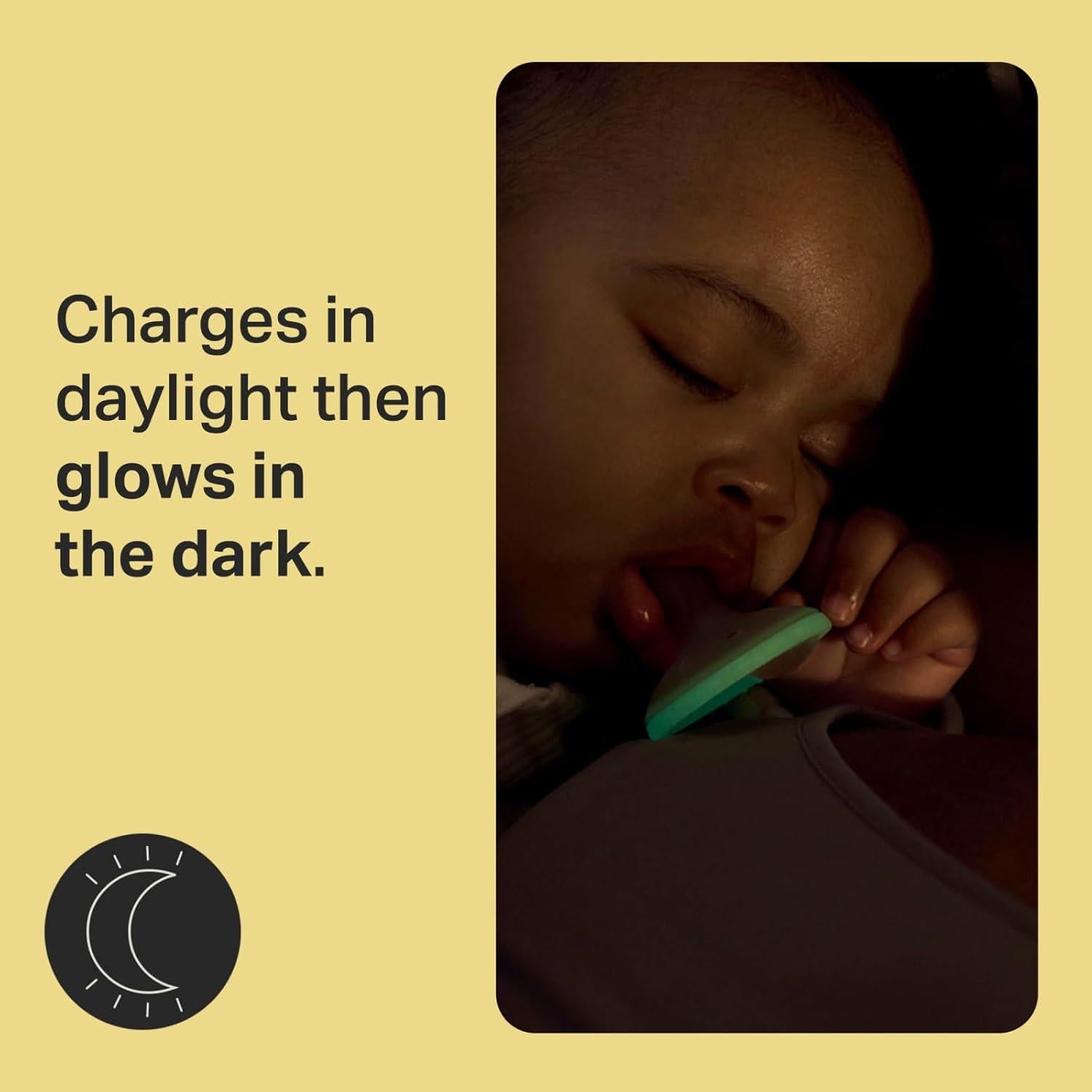 Chupete Nocturno Tommee Tippee 0-6 Meses Brilla en la Oscuridad