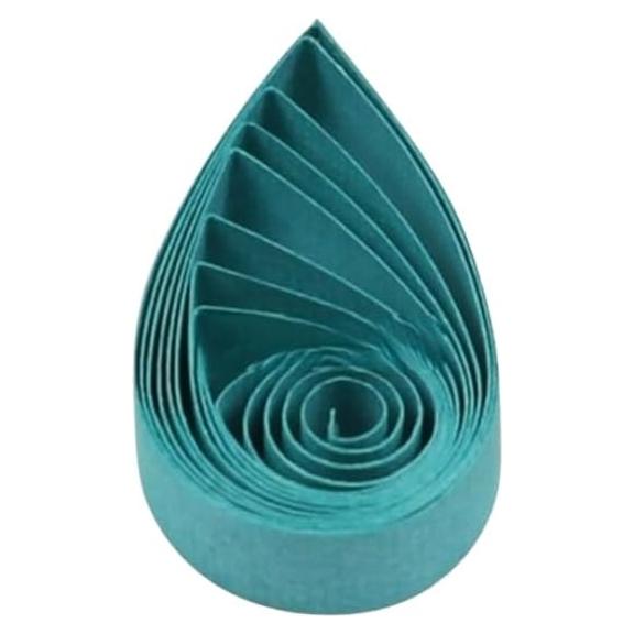 Tiras de Papel Quilling Verde Pestal 5mm 120pcs 53.34cm