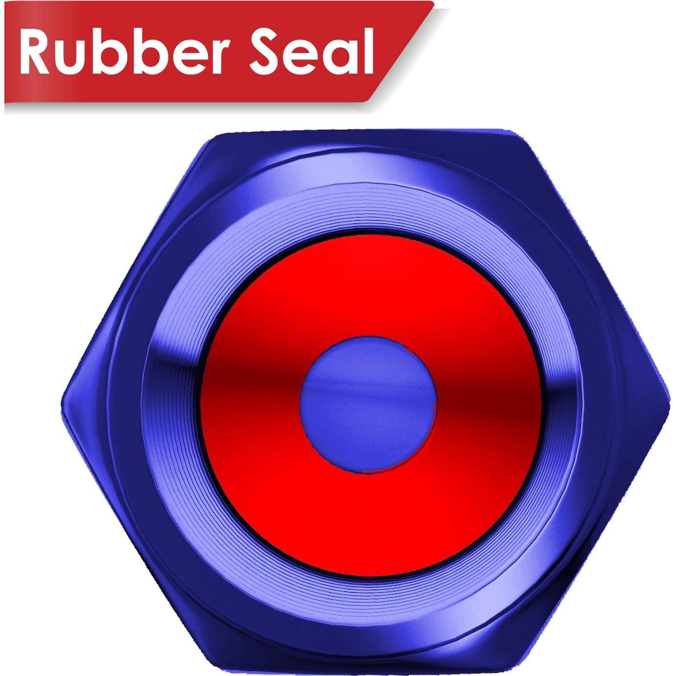 Tapas de Válvula de Neumático SAMIKIVA 12 Unidades Azul