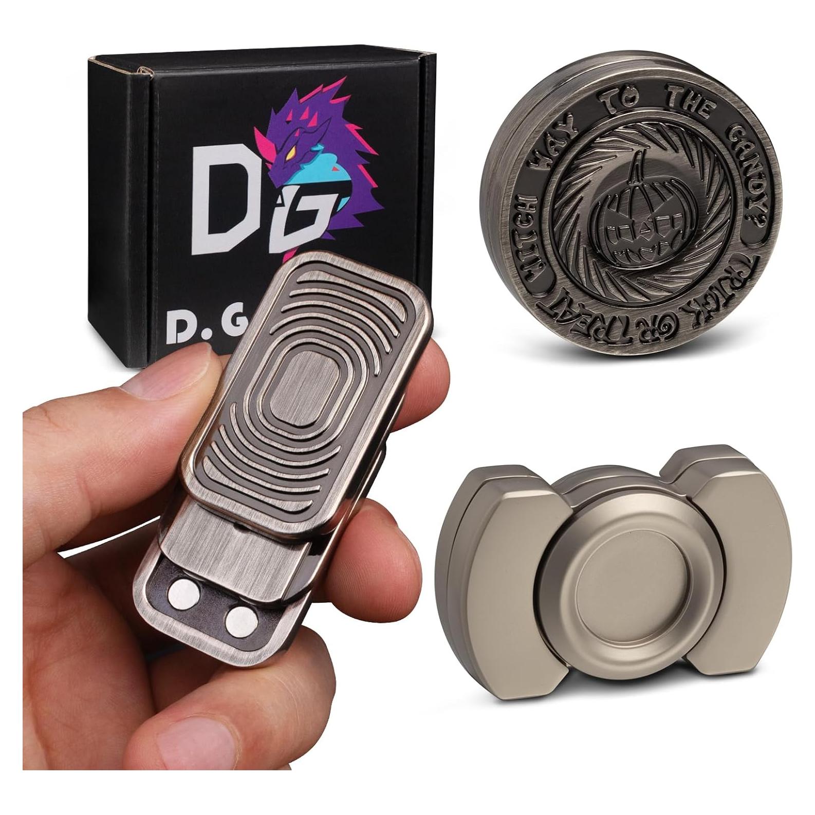 Juego Antiestrés D.G.PLAYER 3 Juguetes Metálicos Plata