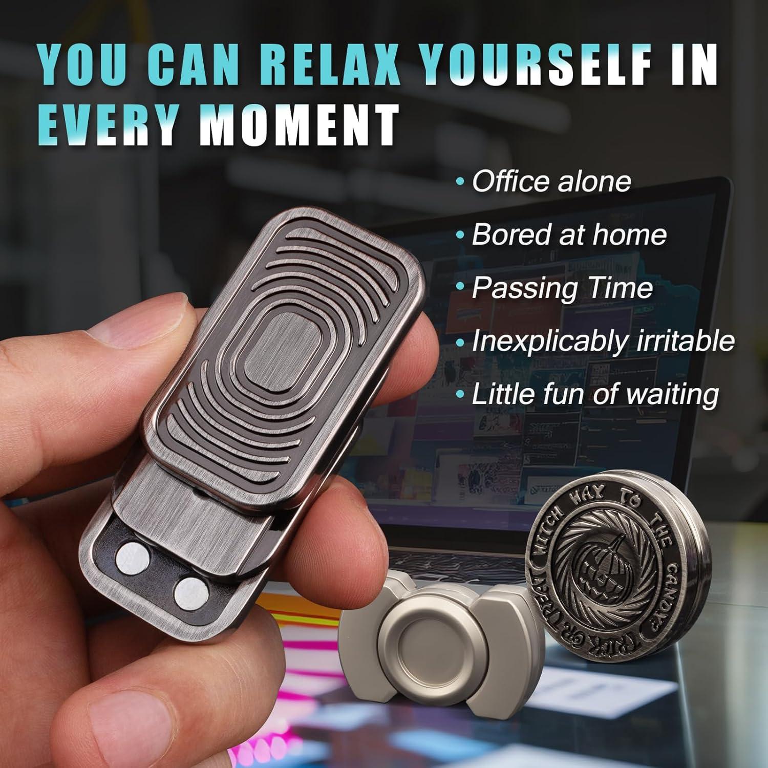 Juego Antiestrés D.G.PLAYER 3 Juguetes Metálicos Plata