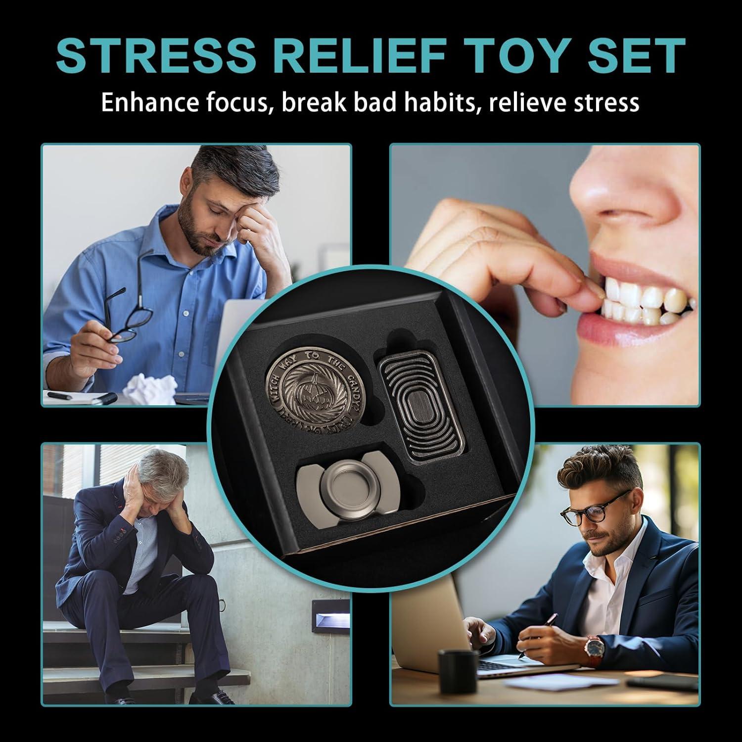 Juego Antiestrés D.G.PLAYER 3 Juguetes Metálicos Plata