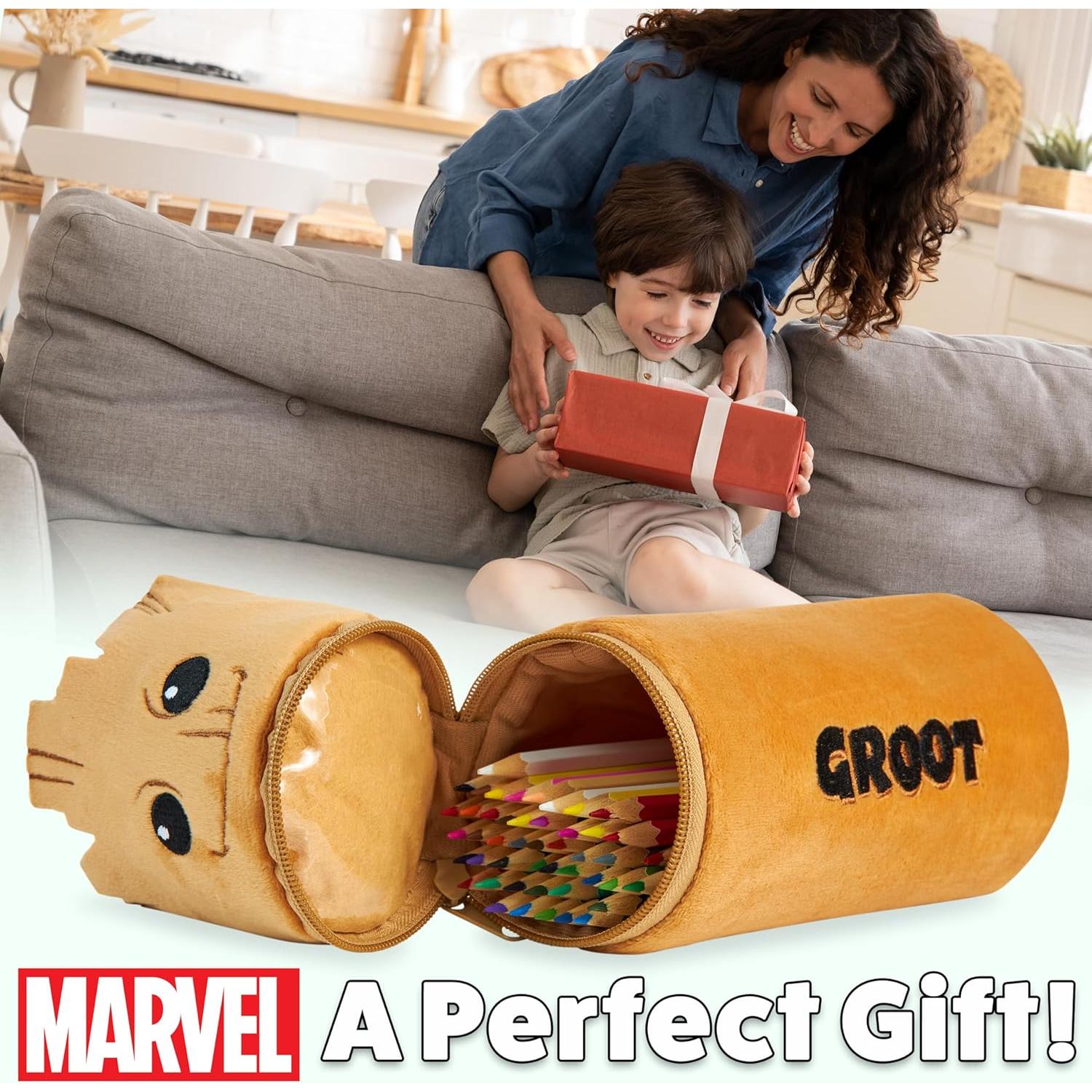 Juego de Lápices de Colores Marvel Spiderman 48 Pcs Estuche