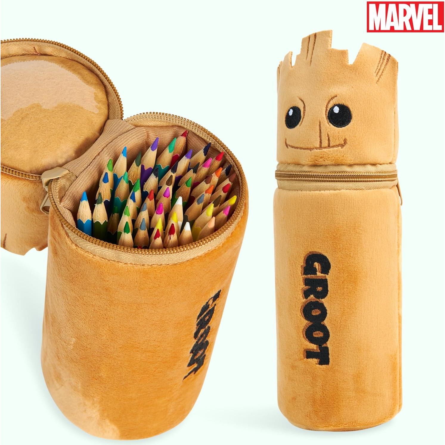 Juego de Lápices de Colores Marvel Spiderman 48 Pcs Estuche