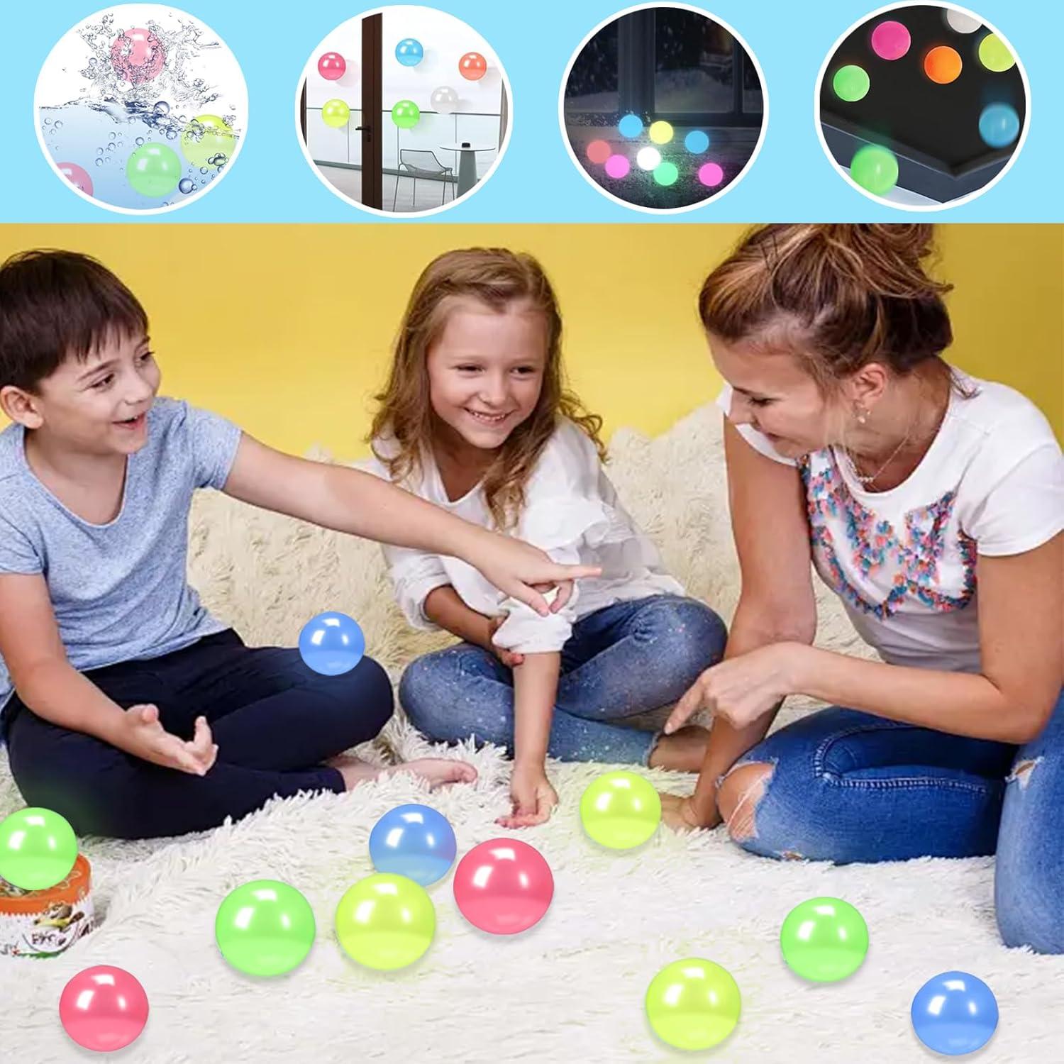Pelotas Luminiscentes DLAIUSMALL Antiestrés 4 Pcs