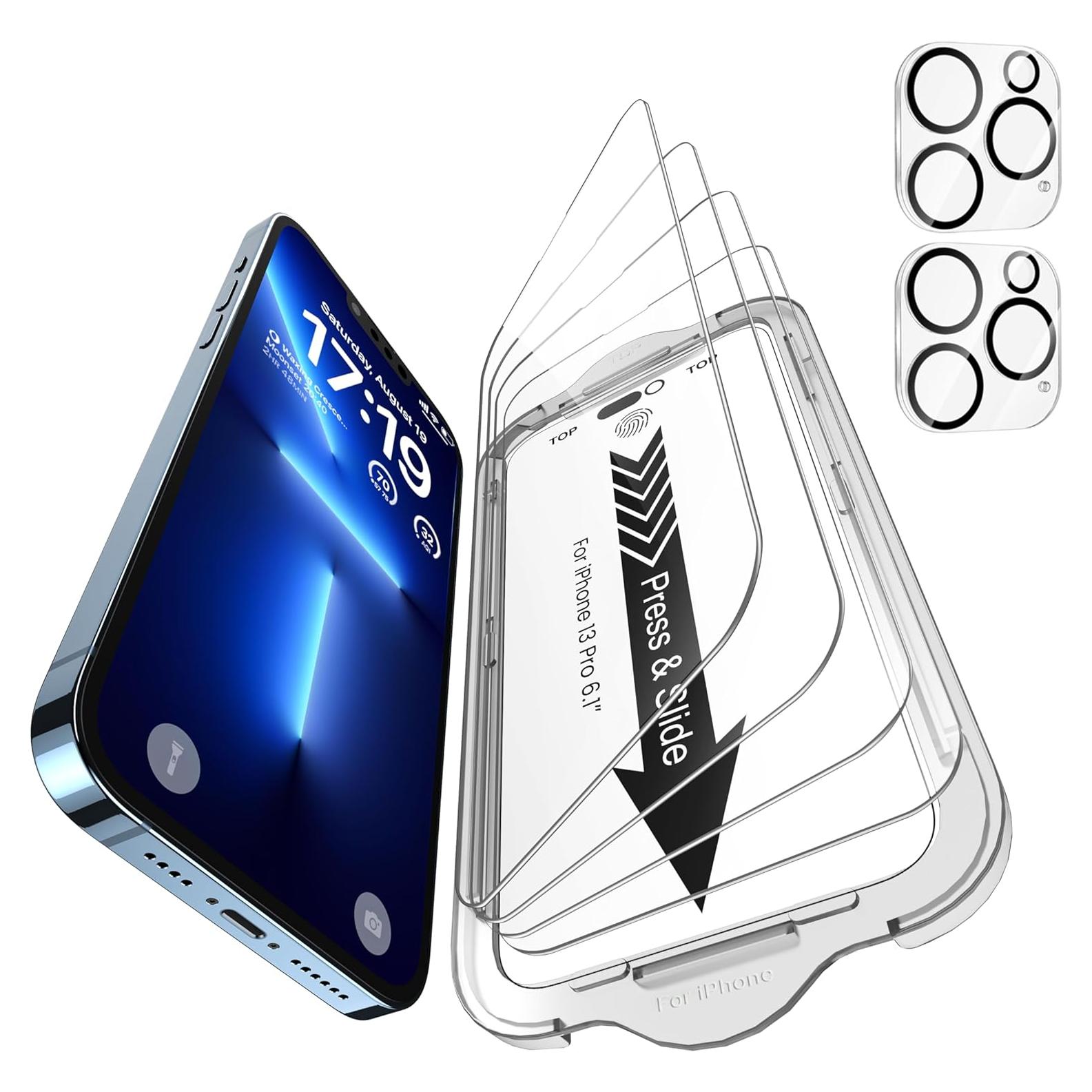 Protector de Pantalla EZ-GLAZ para iPhone 13 Pro 6.1" HD Claro