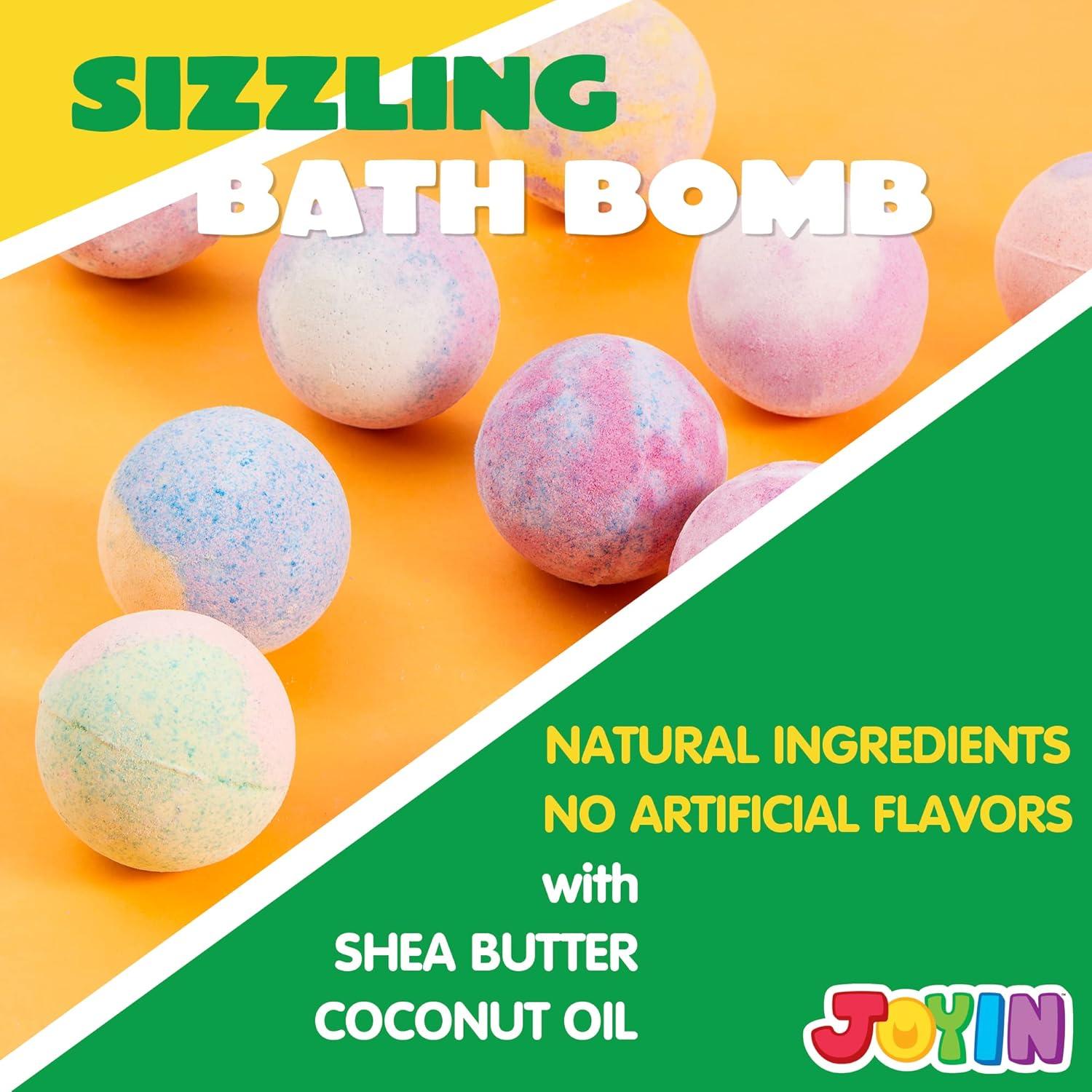 Bombas de Baño Espumosas JOYIN con Juguete Mochi - 12 Unidades