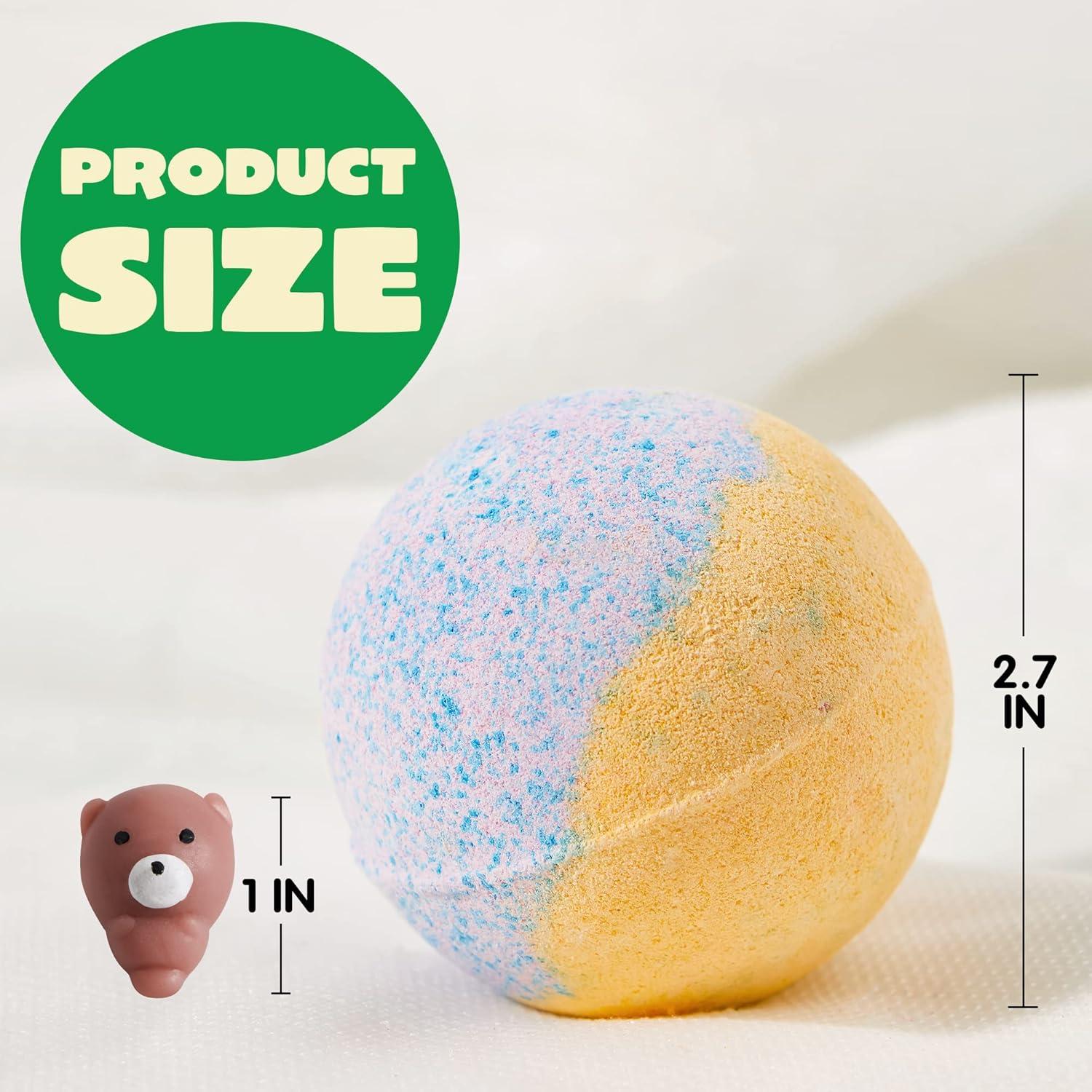 Bombas de Baño Espumosas JOYIN con Juguete Mochi - 12 Unidades