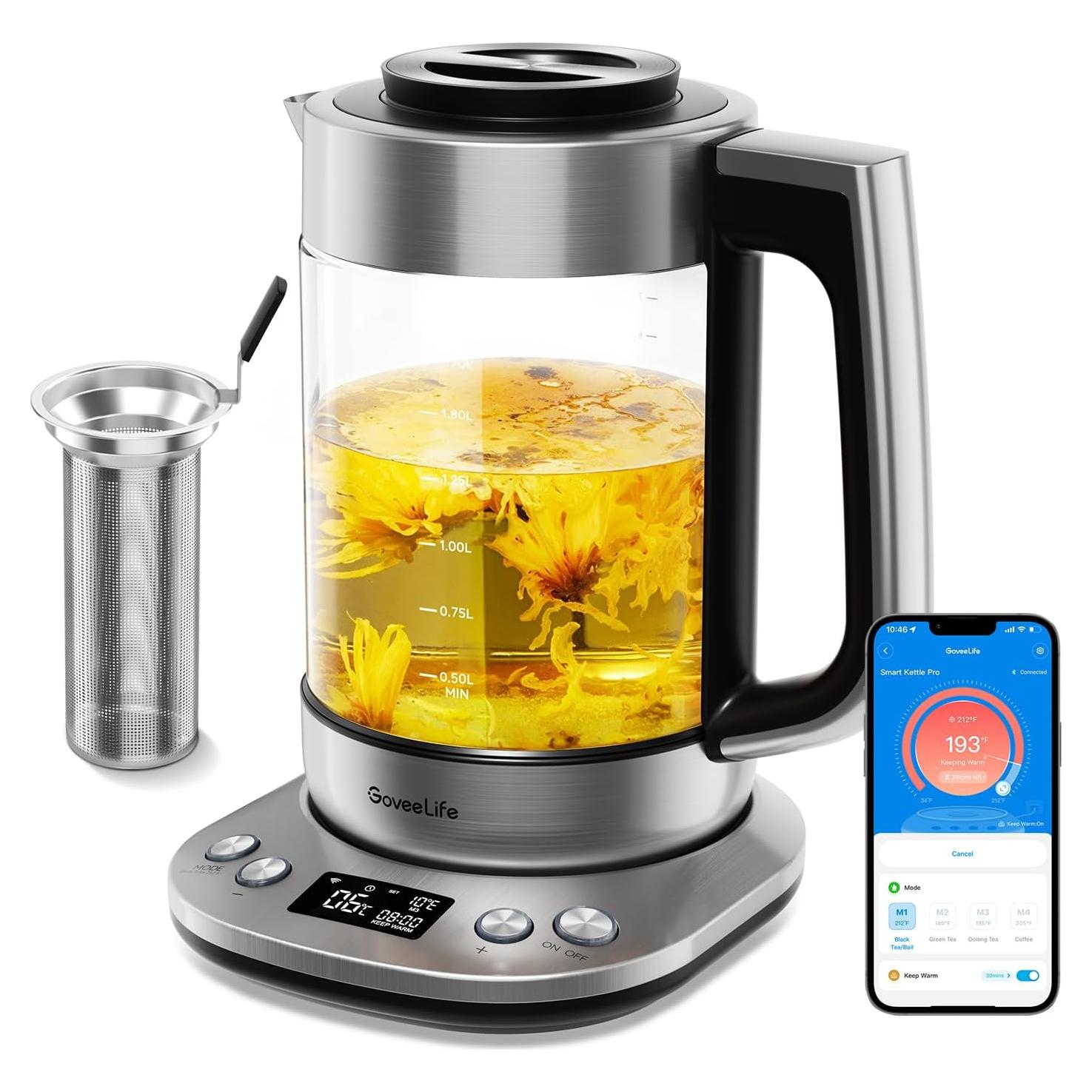 Hervidor Eléctrico GoveeLife H717A 1.7L con Infusor