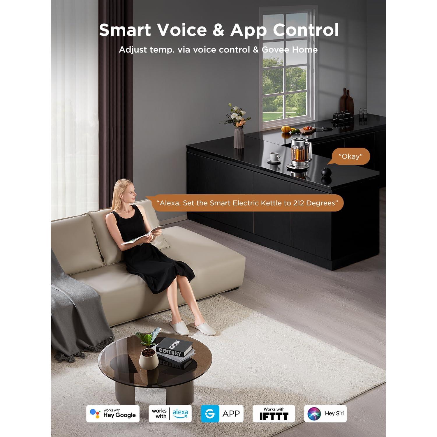 Hervidor Eléctrico GoveeLife H717A 1.7L con Infusor