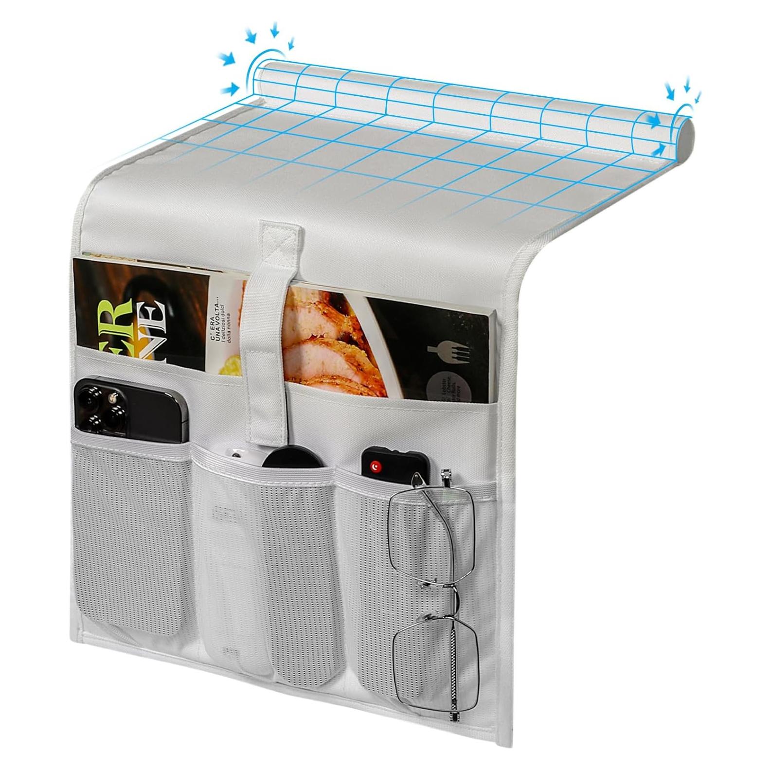 Caddy de Almacenamiento de Noche WOMACO Mediano Gris Organizador