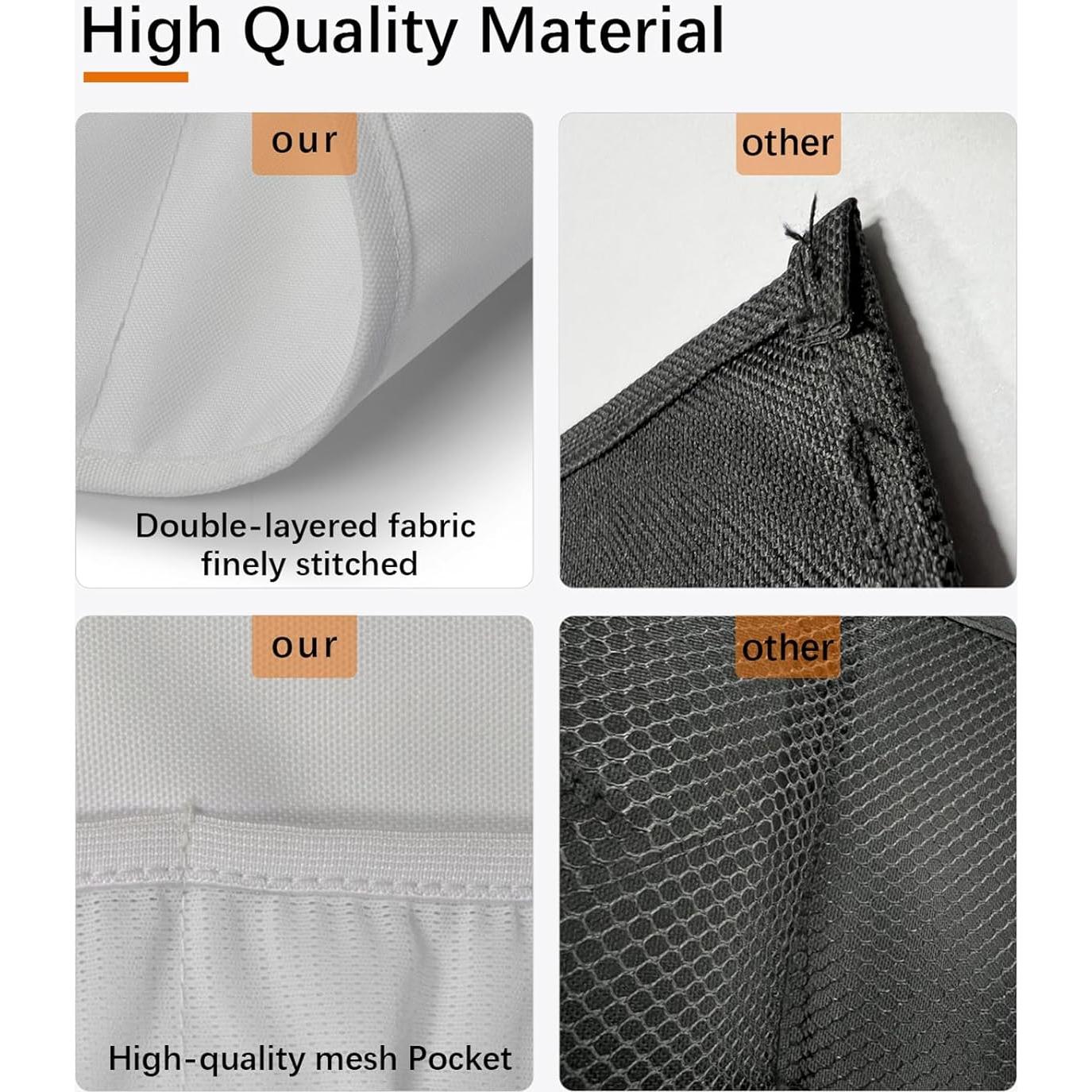 Caddy de Almacenamiento de Noche WOMACO Mediano Gris Organizador