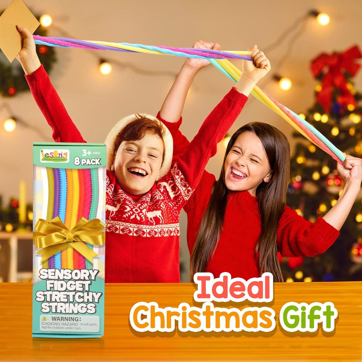 Juguetes Sensoriales Antiestrés LESONG - 8 Cuerdas Estirables