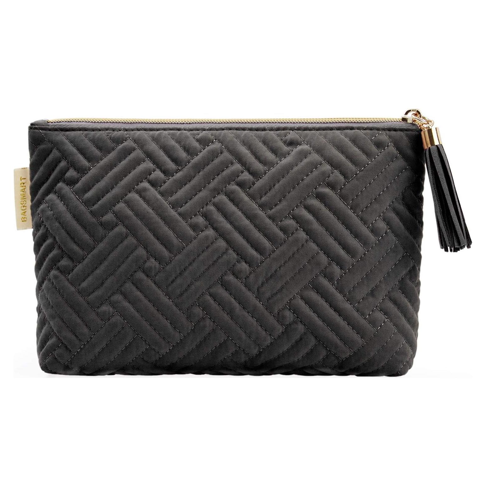 Bolsa Cosmética Pequeña BAGSMART Negra Impermeable para Viajes