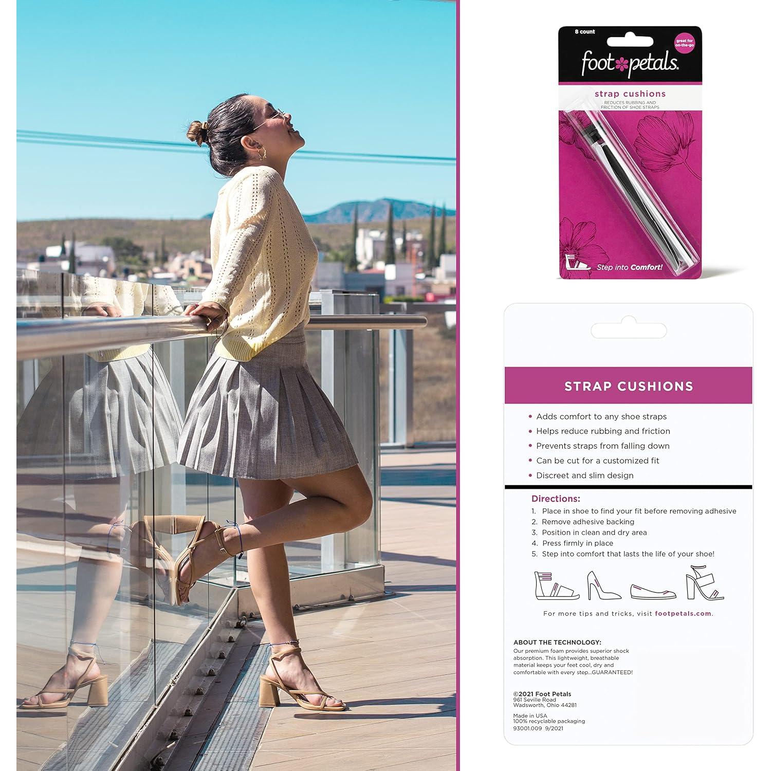 Cojines de Correa Foot Petals para Mujeres - Previene Ampollas