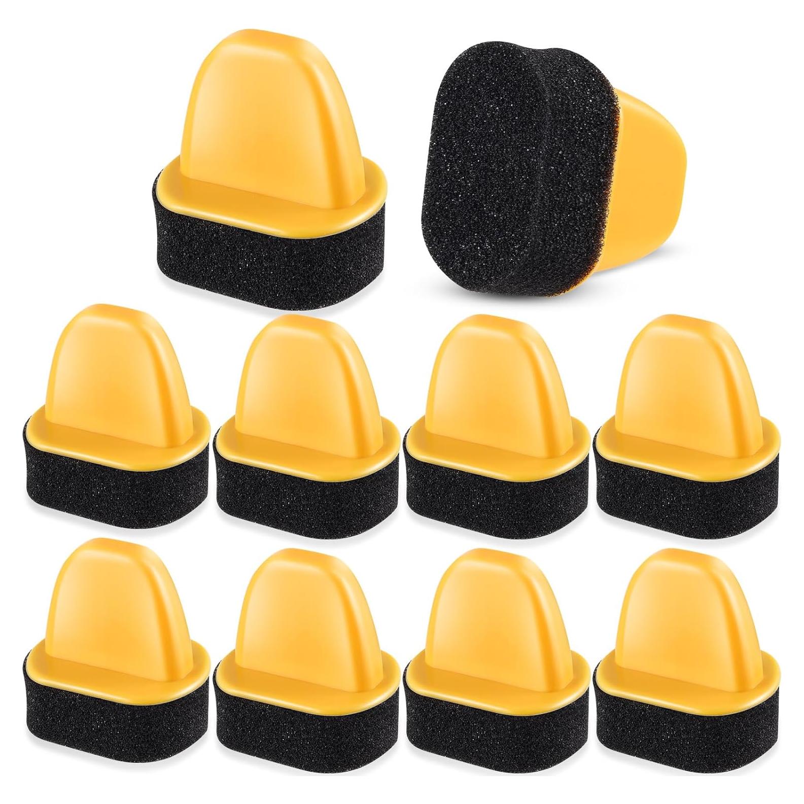 Juego de 10 Aplicadores de Esponja ZJoey para Zapatos de Cuero