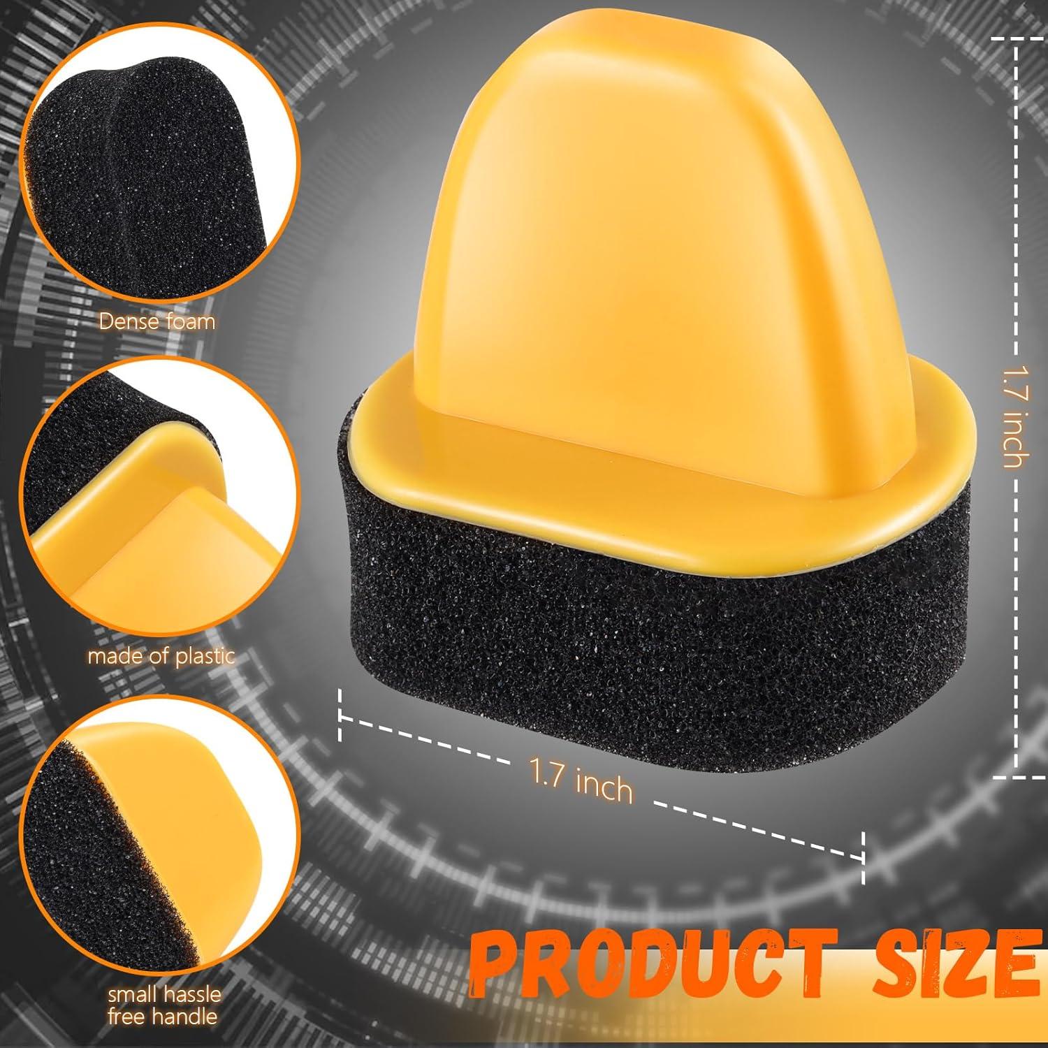 Juego de 10 Aplicadores de Esponja ZJoey para Zapatos de Cuero