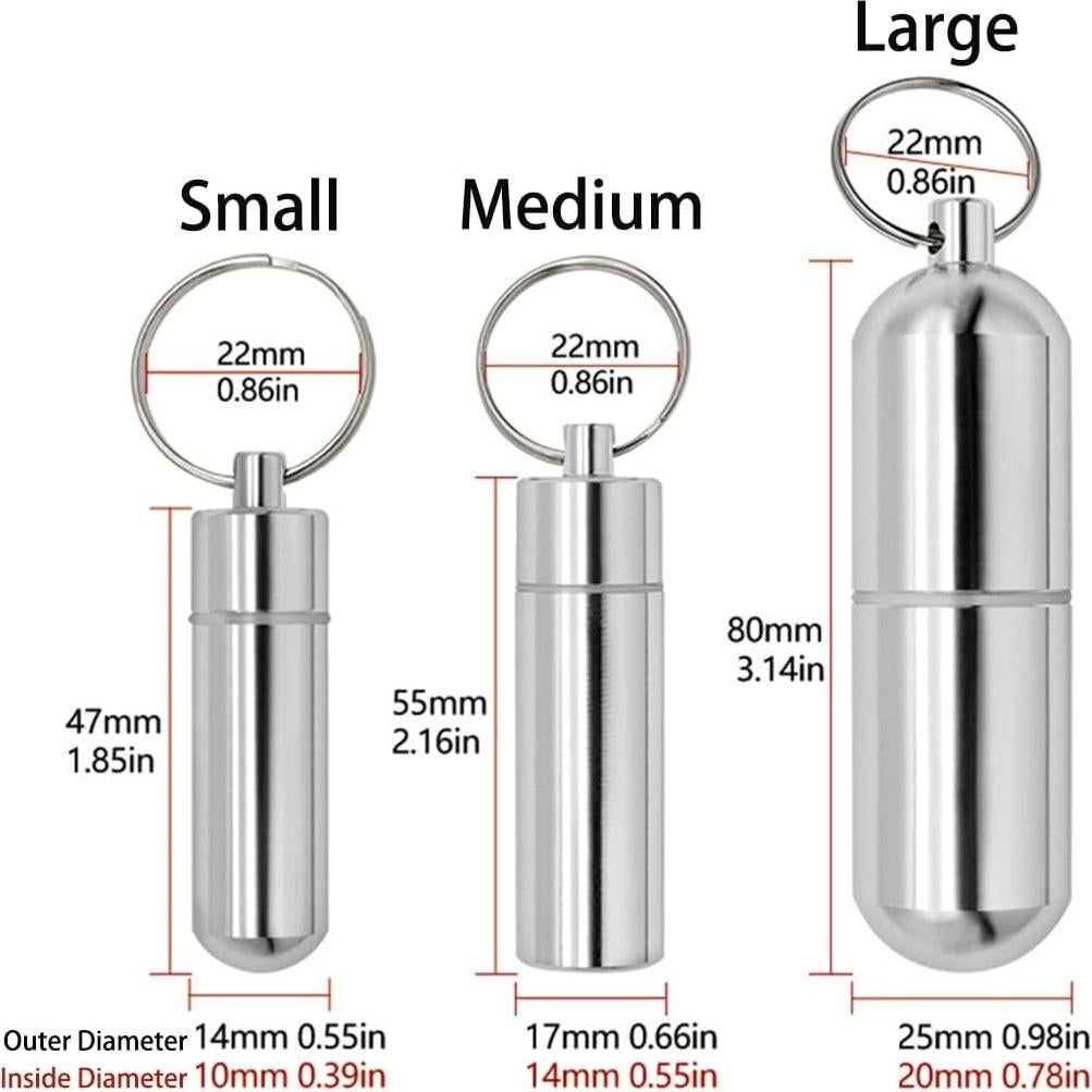 Organizador de Pastillas Portátil HCYJkluc Mediano Impermeable
