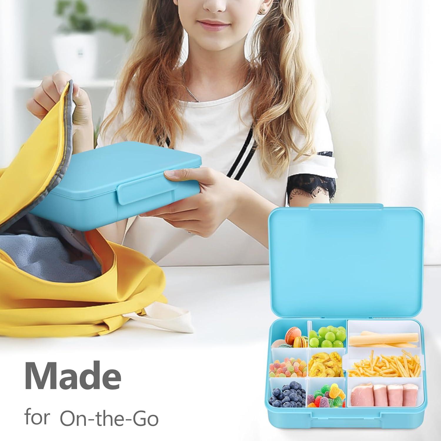 Caja Bento para Niños JOOPETALK 10 Compartimentos Azul 990ml