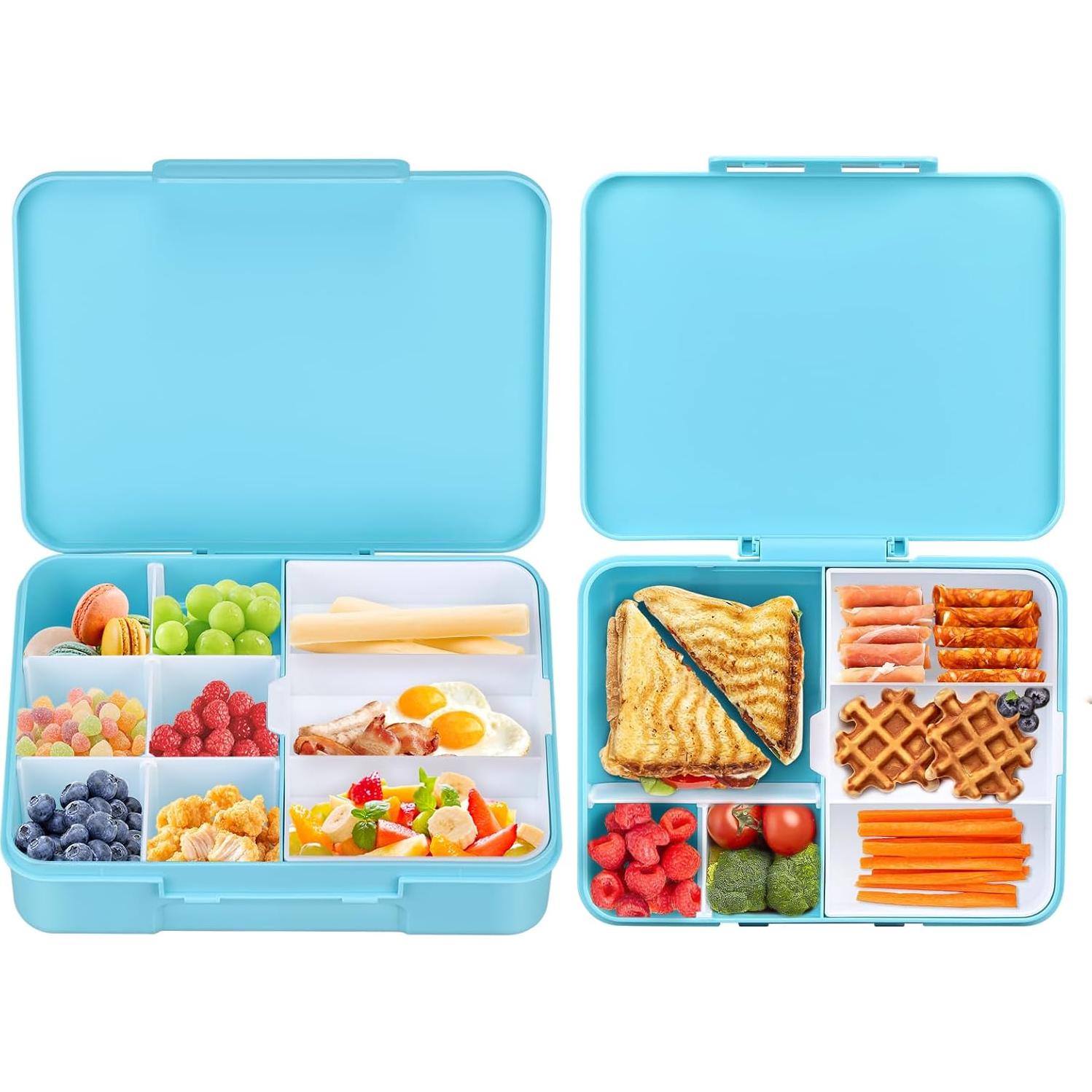 Caja Bento para Niños JOOPETALK 10 Compartimentos Azul 990ml