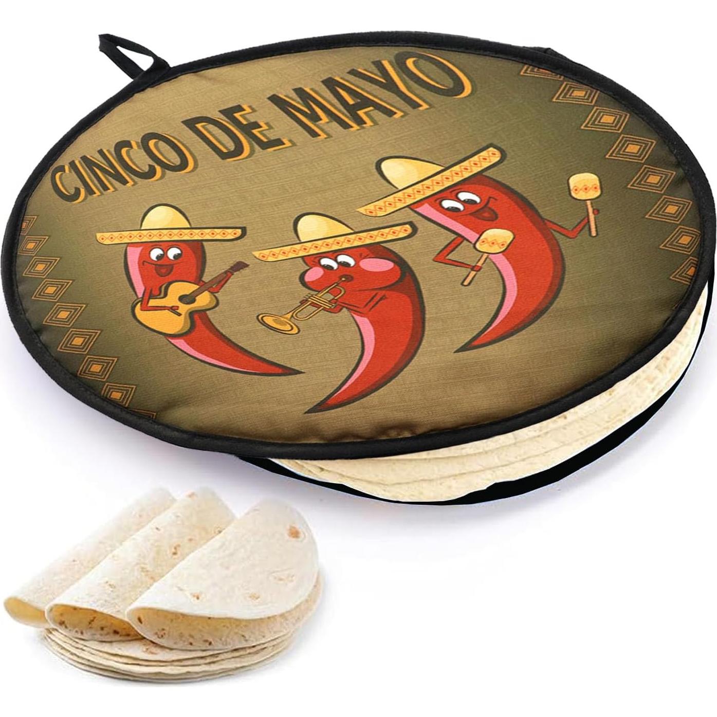 Calentador de Tortillas Aislado L7HWDP - Marrón, 10-12 Tortillas