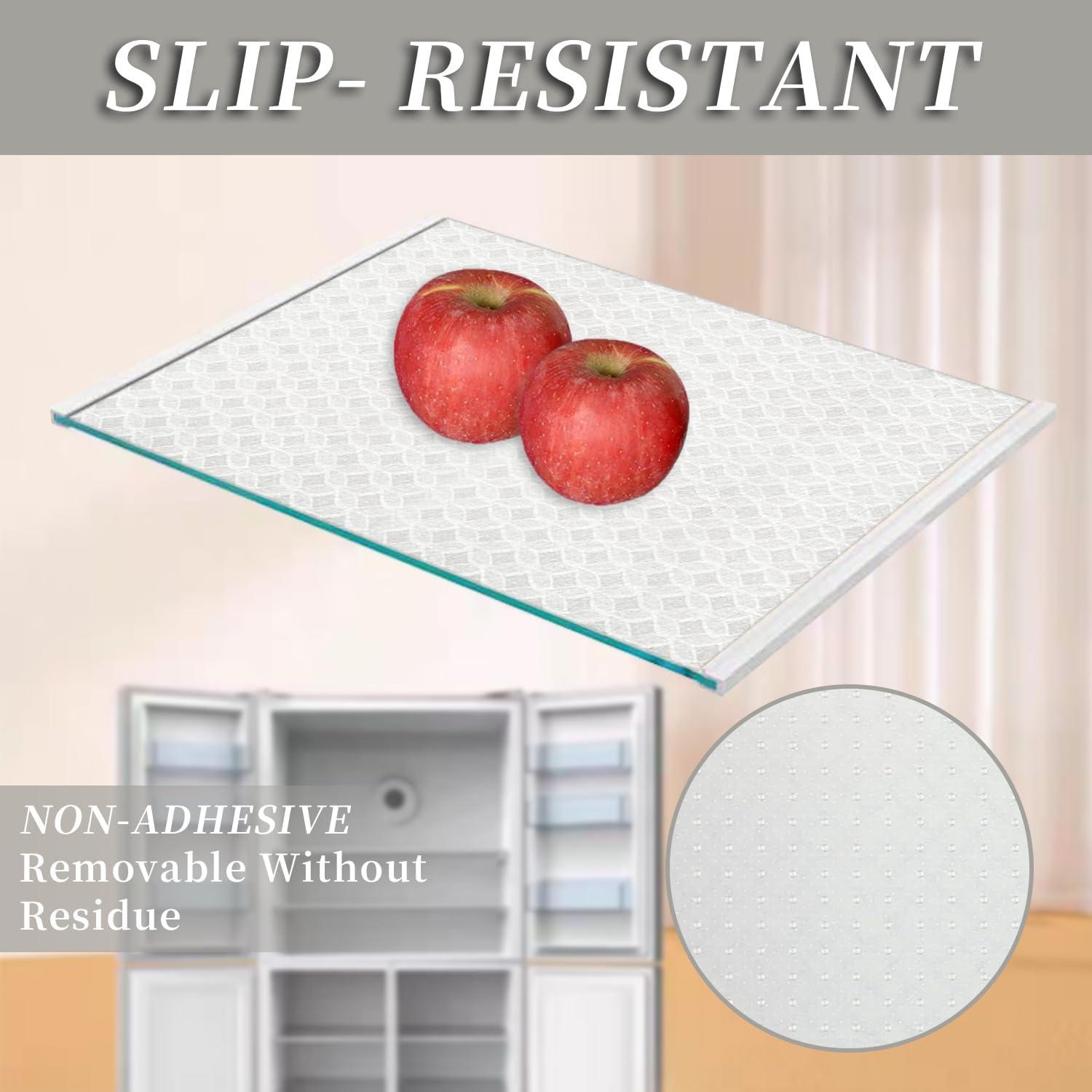 Forros Antideslizantes para Refrigerador Mehoodah 6PCS Pizarra Gris