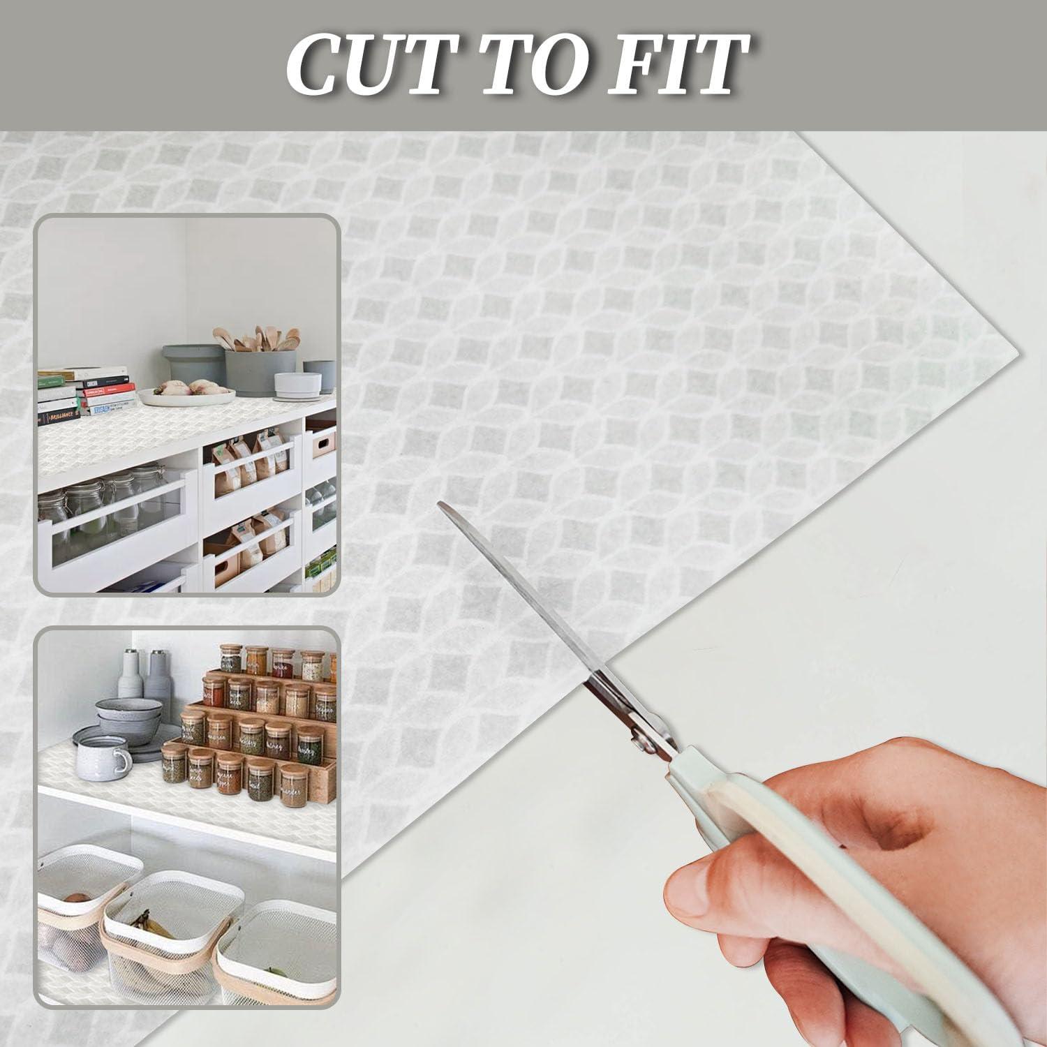 Forros Antideslizantes para Refrigerador Mehoodah 6PCS Pizarra Gris