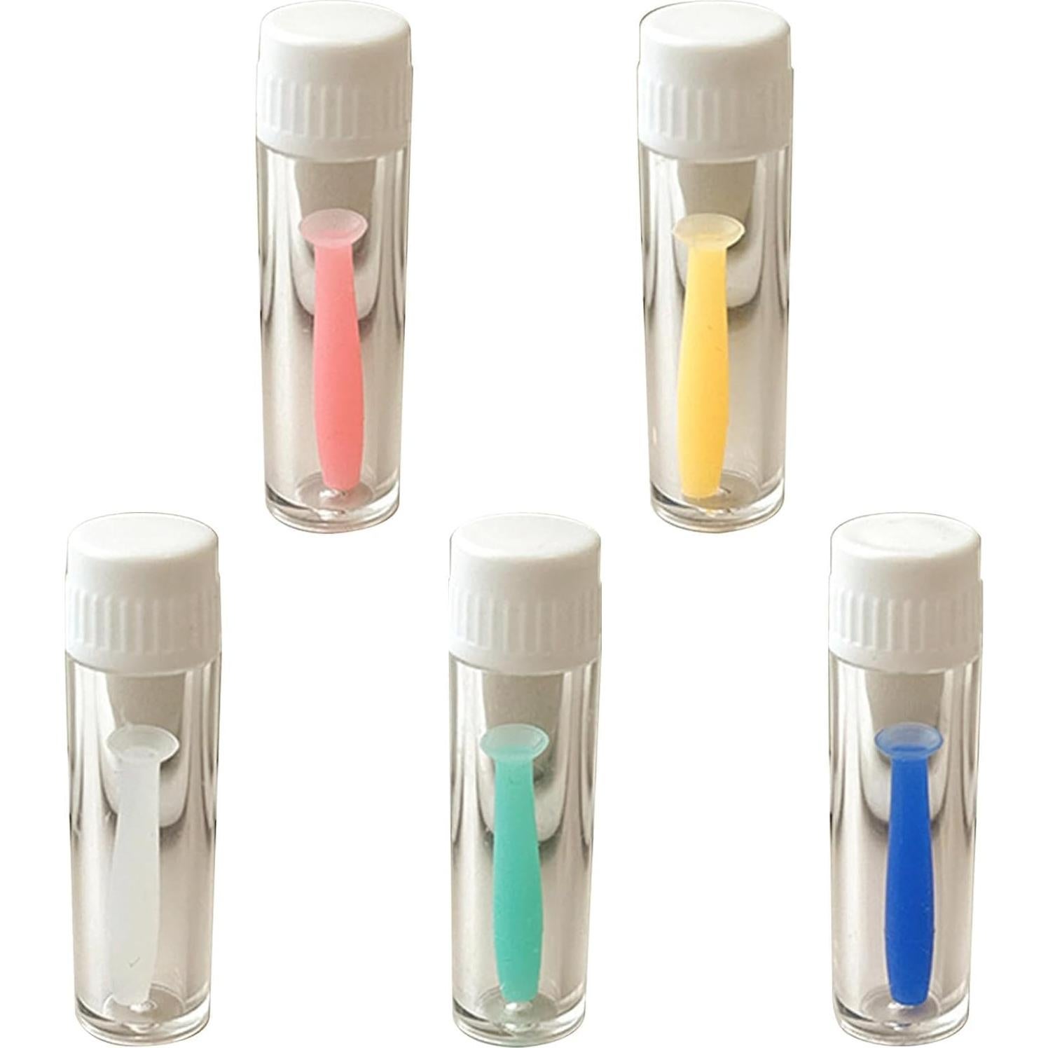 Extractor de Lentes de Contacto Silicona Suave Enyolidimk Azul