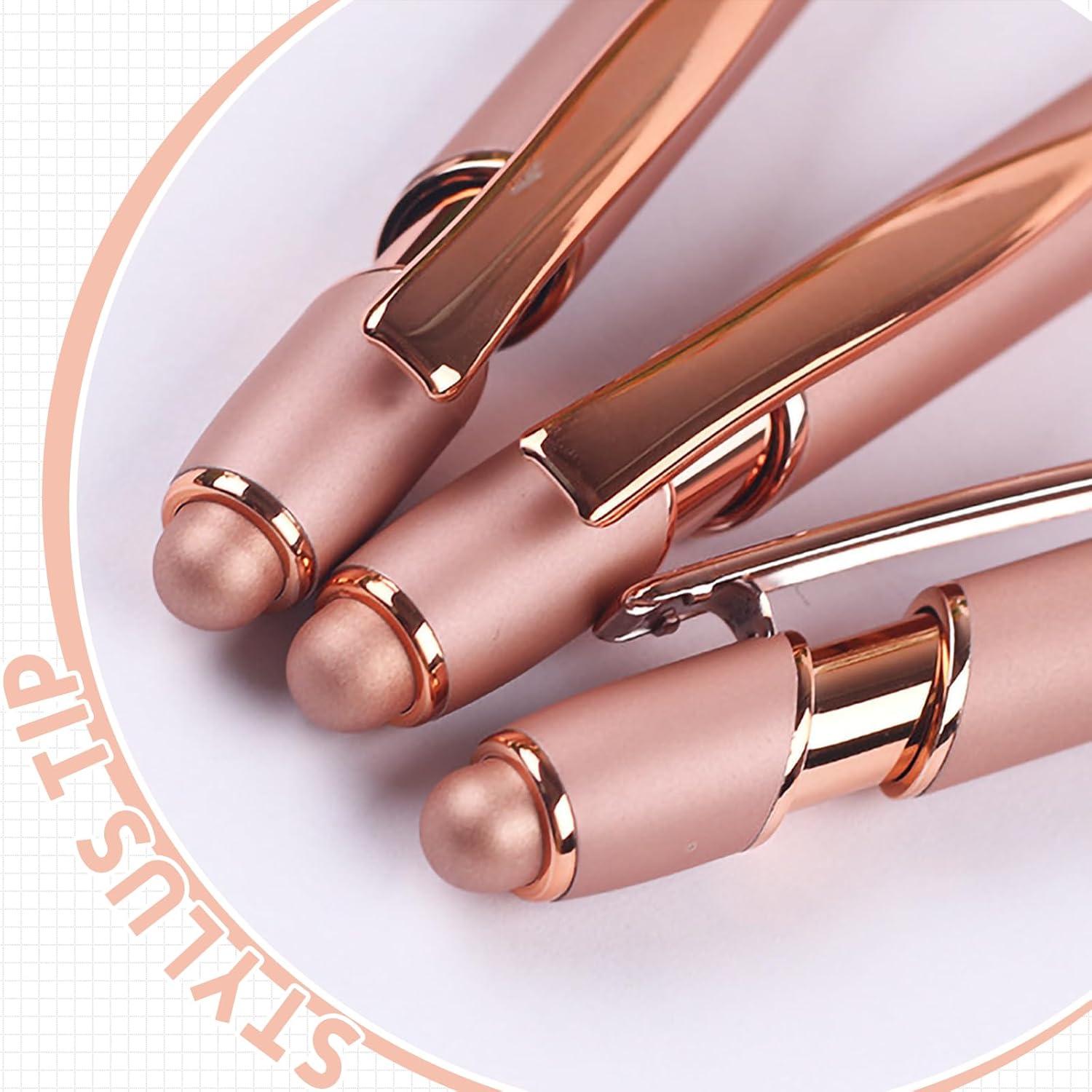 Bolígrafos Stylus YOXMJDB 12 Pcs Rosa Oro Punta Media 1.0mm