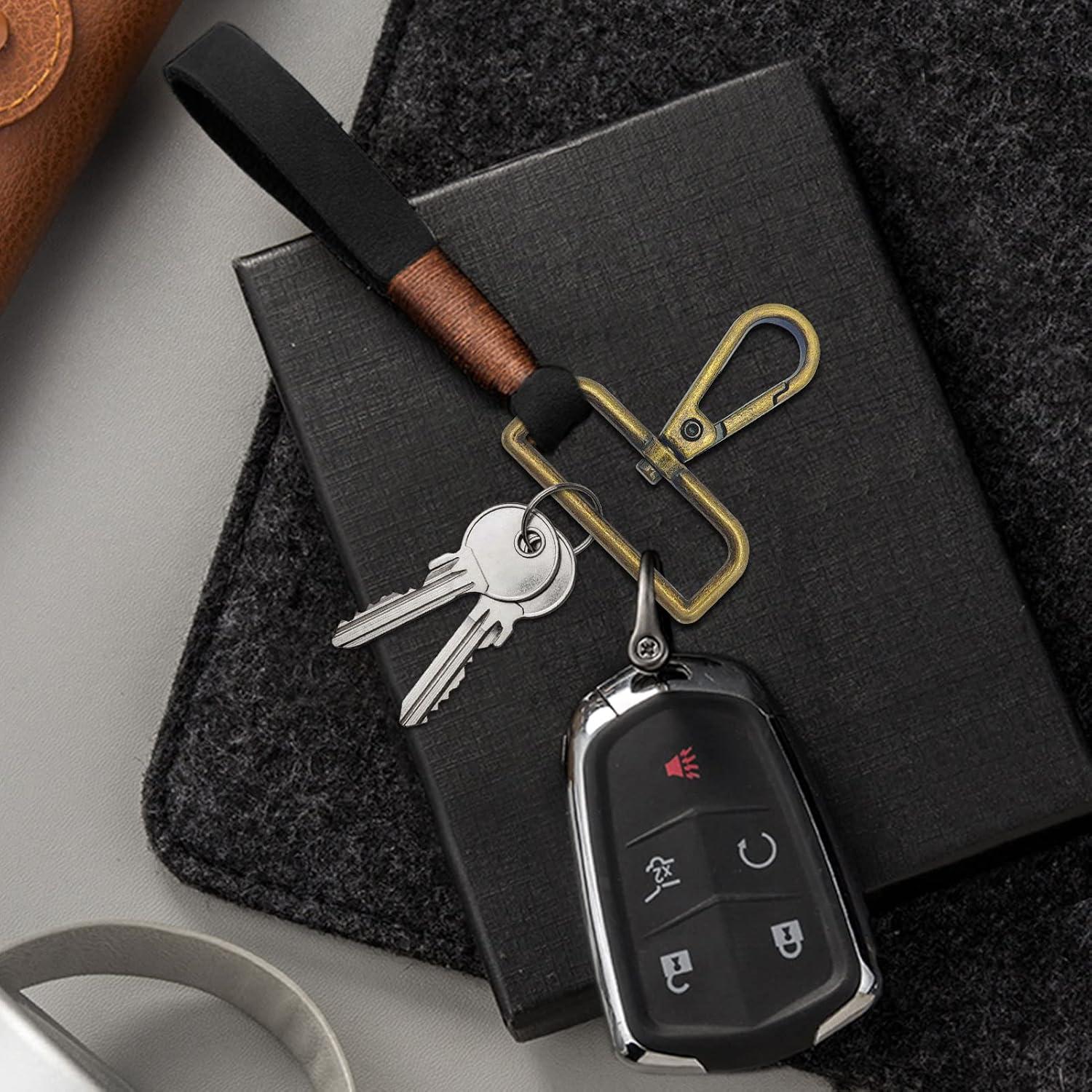 12 Cierres de Langosta D Ring Giratorio Oubaka Bronce Antiguo