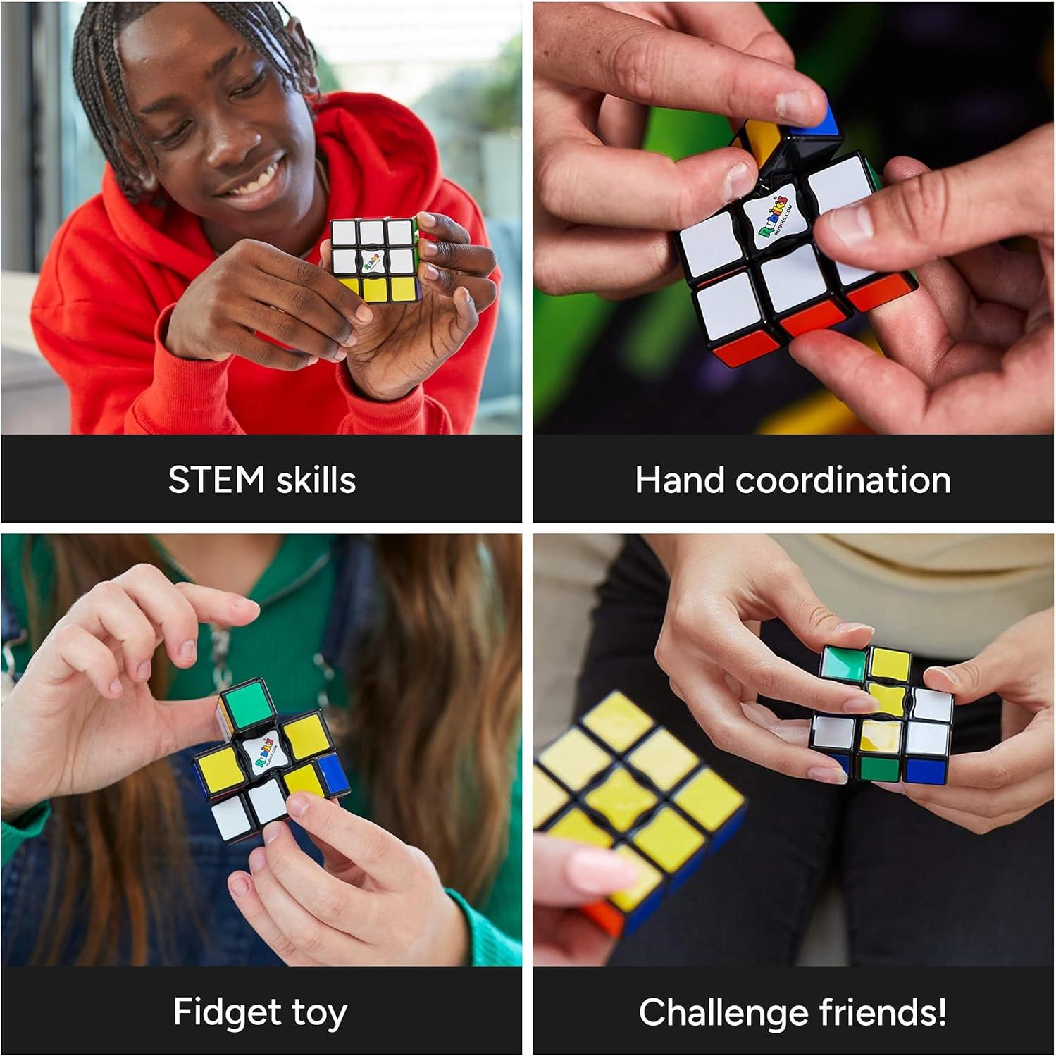 Cubo Rubik Edge 3x3x1 para principiantes - Juguete educativo