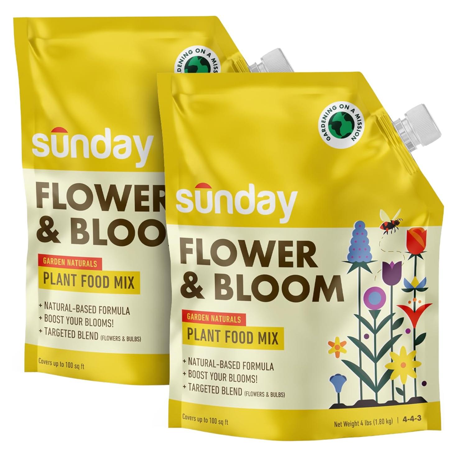 Fertilizante Orgánico para Plantas Sunday Flower & Bloom 0.91 kg