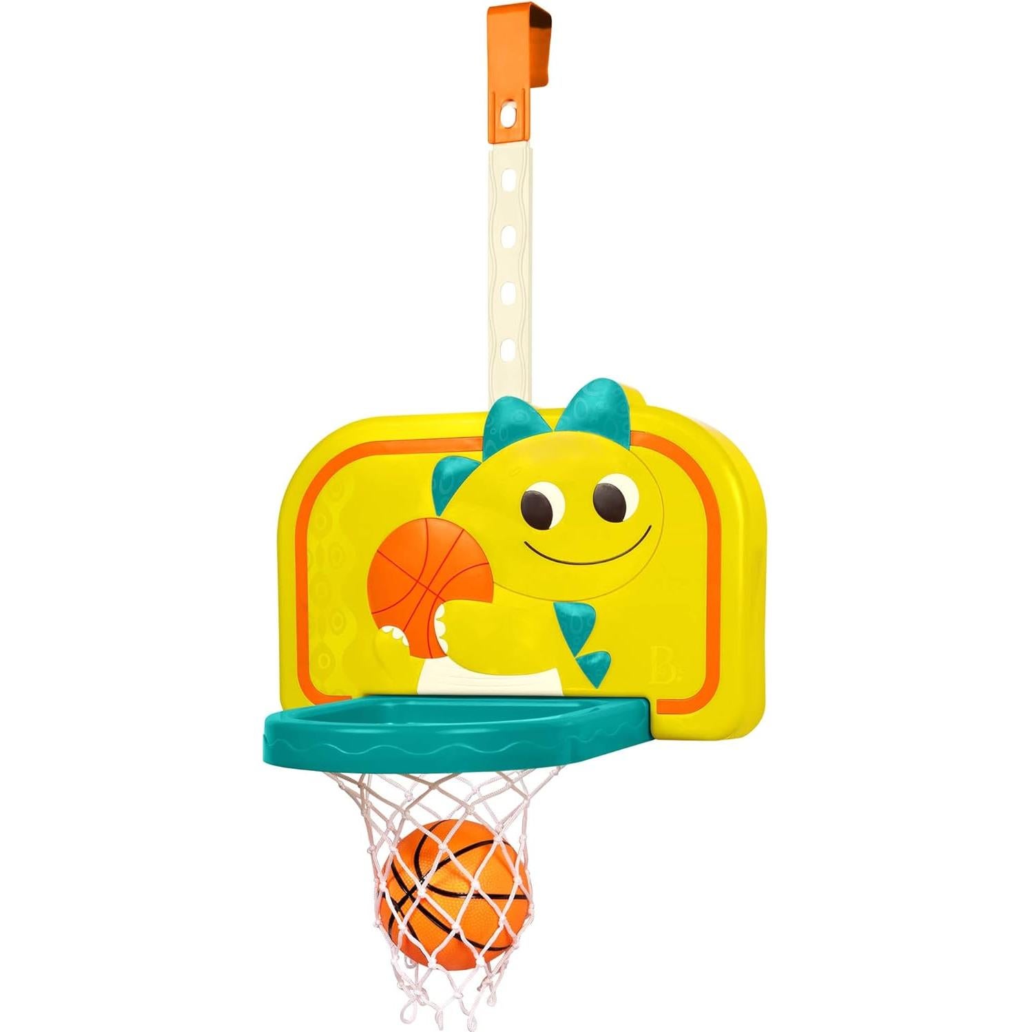 Red de Baloncesto Colgante B. toys Driblador Dinosaurio Ajustable