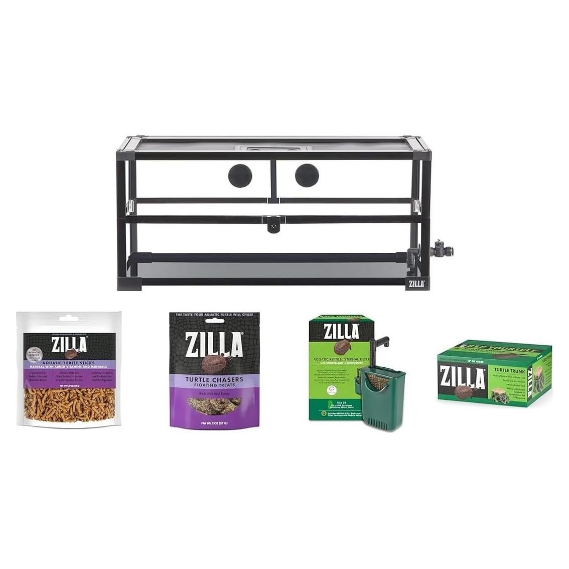 Terrario Acuático Zilla QuickBuild 34L para Tortugas