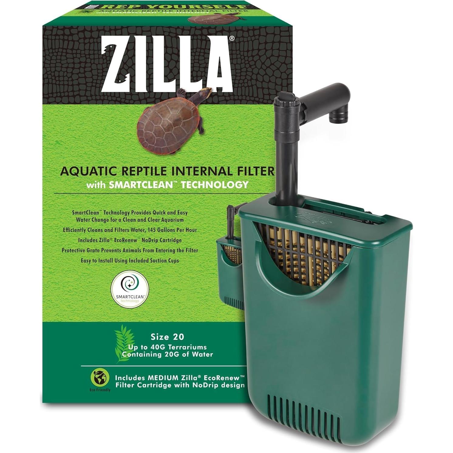 Terrario Acuático Zilla QuickBuild 34L para Tortugas