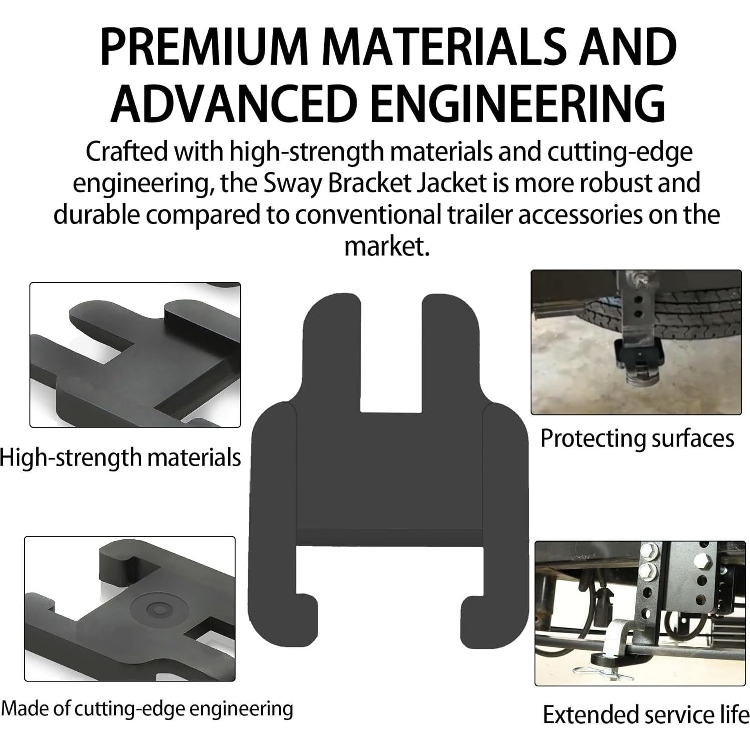 Sway Bracket Jacket 2-Pack Aussio - Reducción de Ruido RV