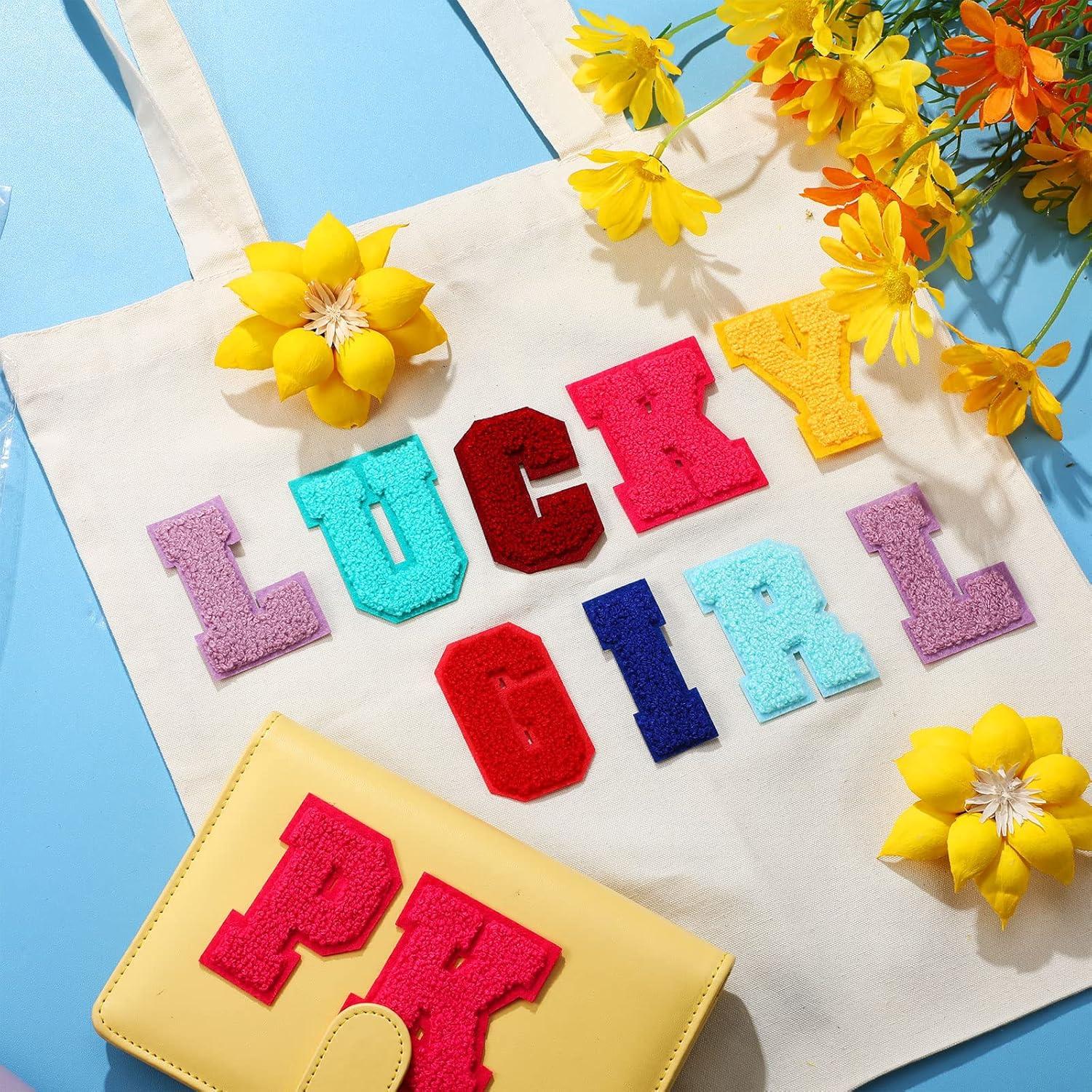 Parches Bordados de Letras A-Z Waydress 26 Pcs 7.1 cm