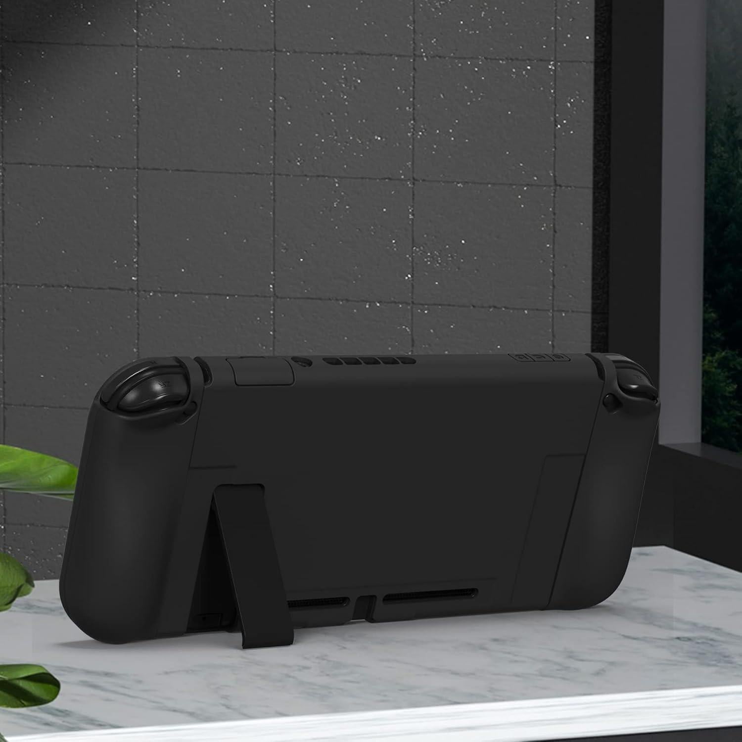 Cubiertas Ergonómicas PlayVital para Nintendo Switch - Negro