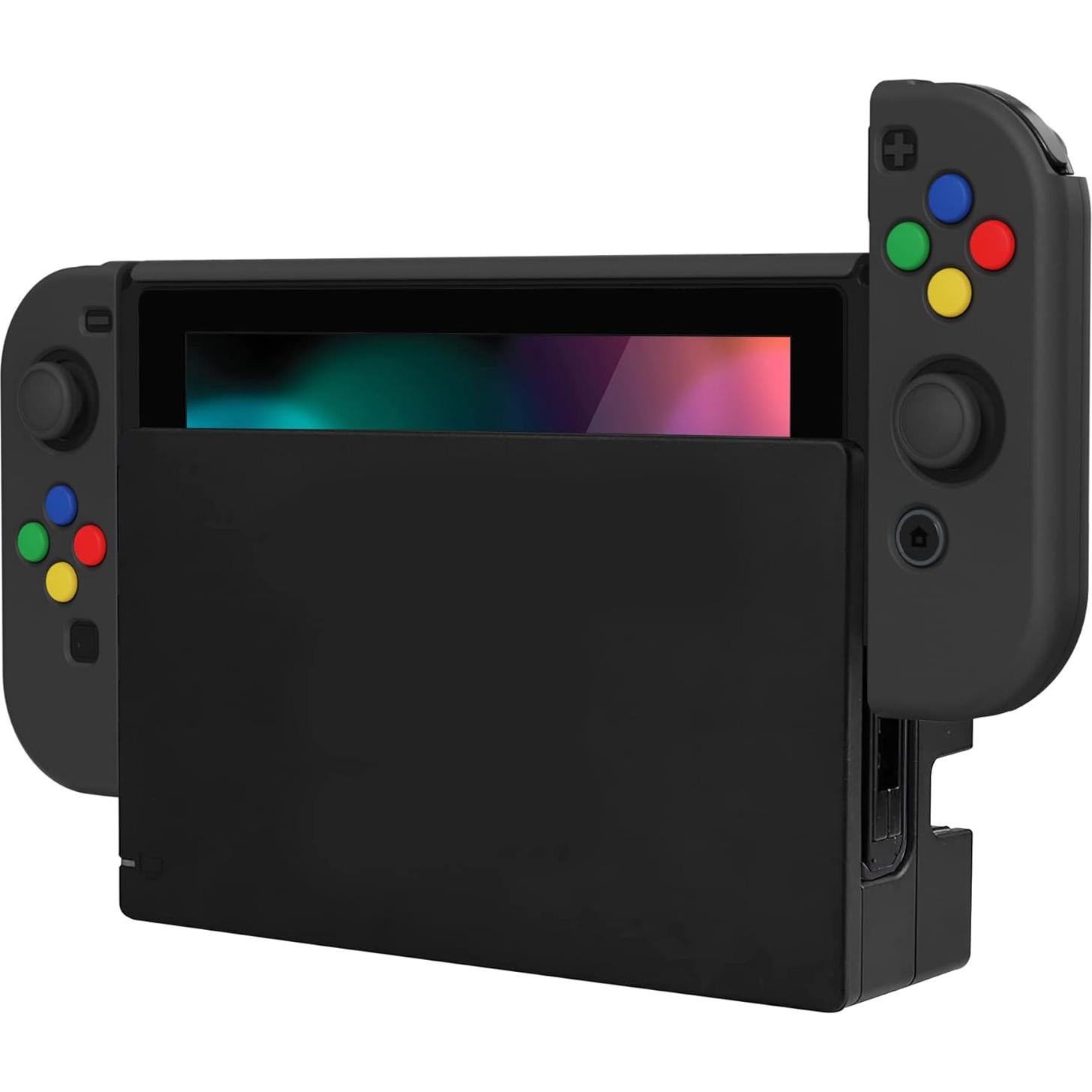 Cubiertas Ergonómicas PlayVital para Nintendo Switch - Negro