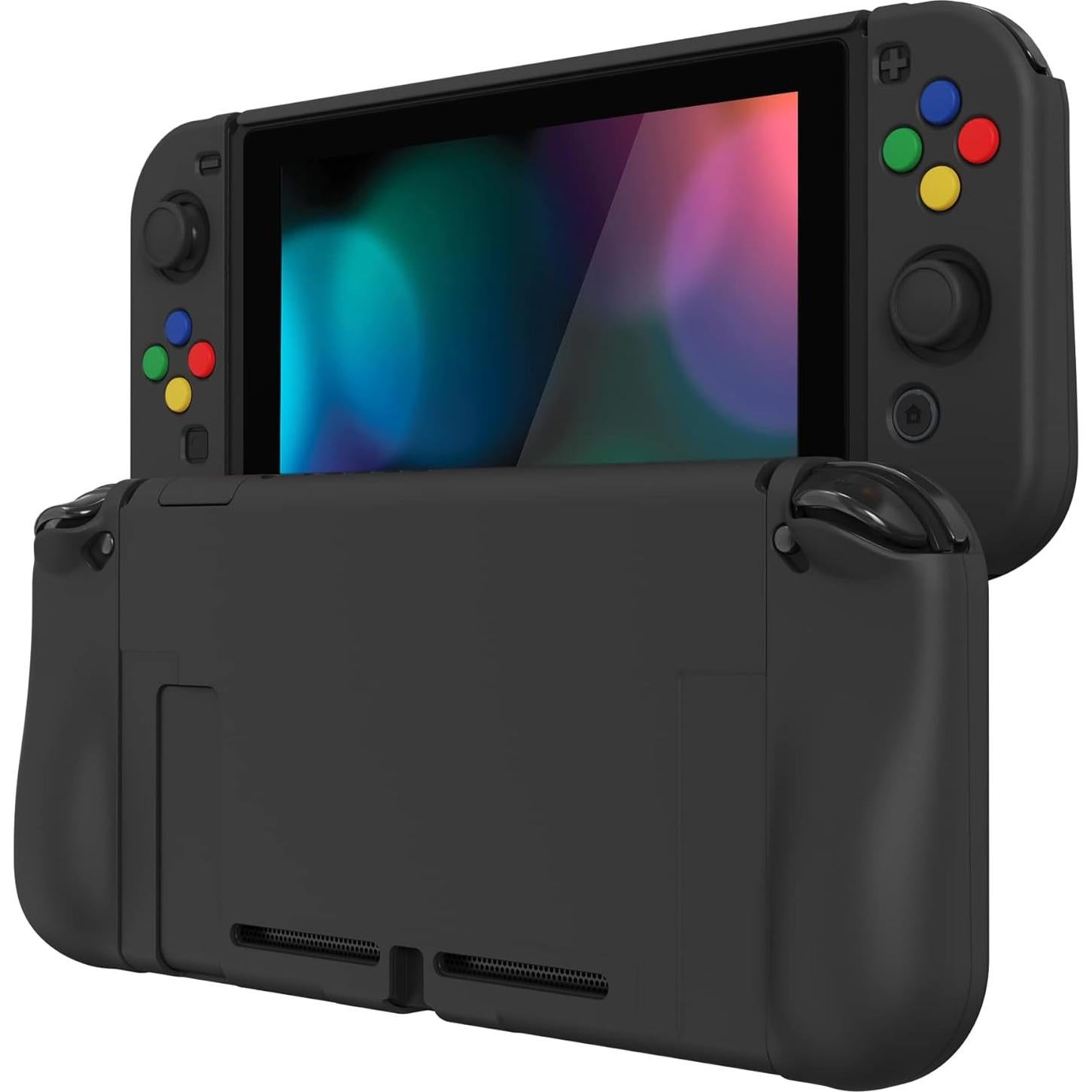 Cubiertas Ergonómicas PlayVital para Nintendo Switch - Negro