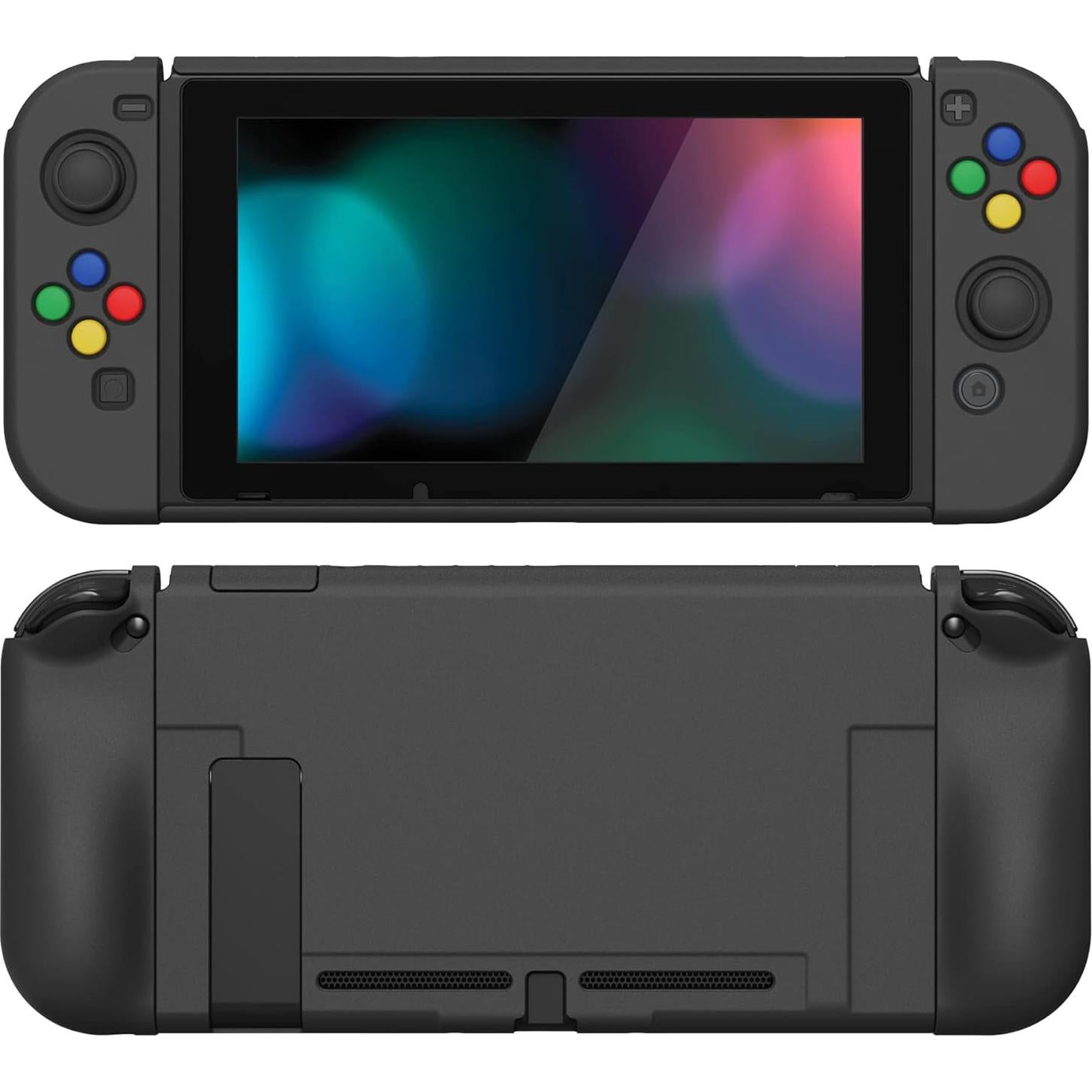 Cubiertas Ergonómicas PlayVital para Nintendo Switch - Negro