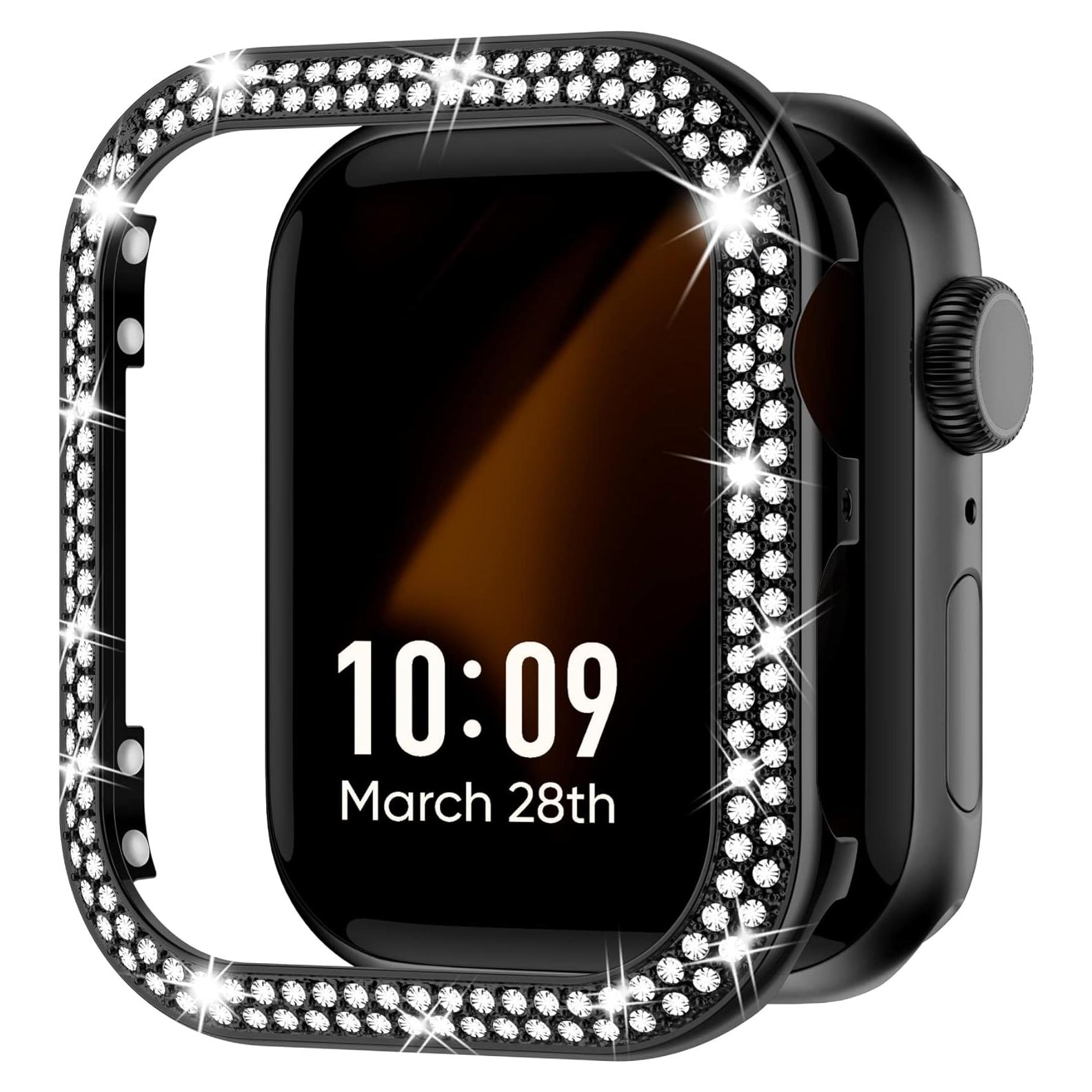 Funda Brillante Missair para Apple Watch 40mm Negro