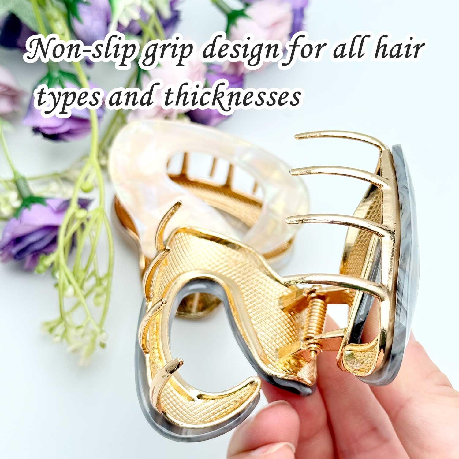 Clips de Garra Antideslizantes Solilayx - 2 Pcs Dorados