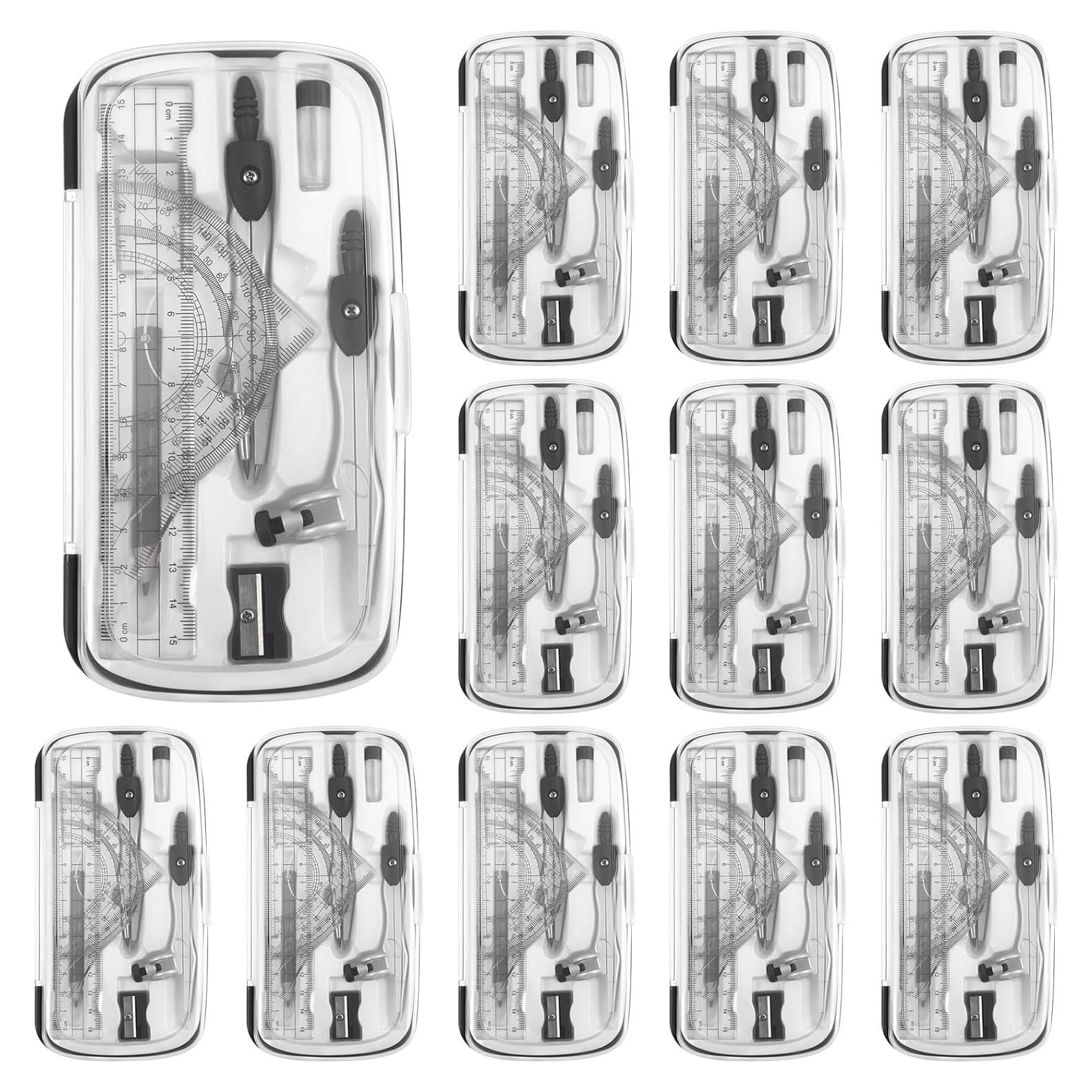 Kit de Geometría Teling 12 Piezas - Herramientas Matemáticas