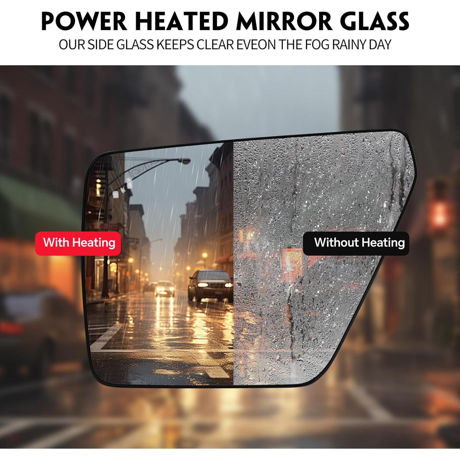 Espejo Calentado Izquierdo Convitex para Ford F150 2021-2024