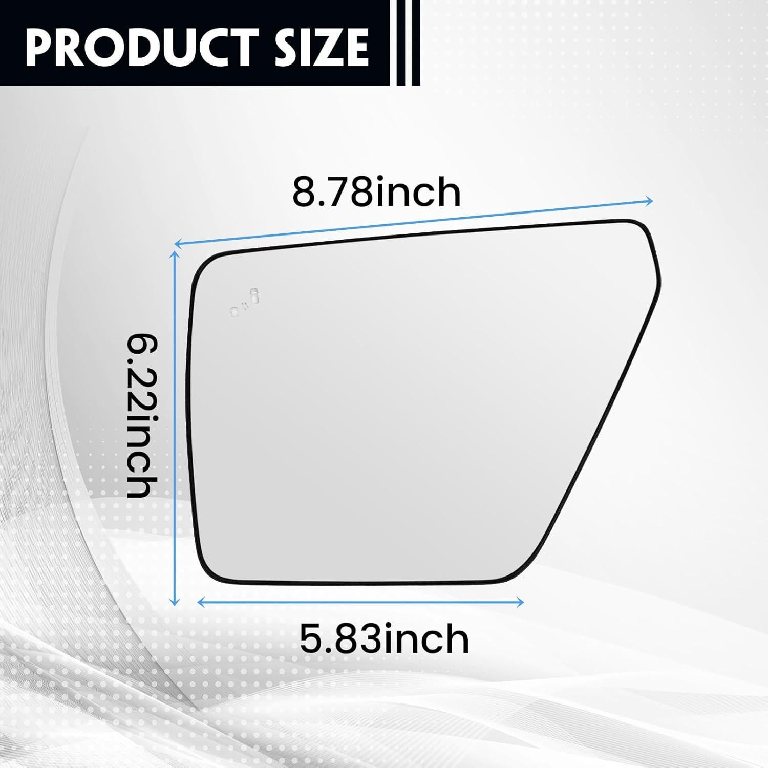 Espejo Calentado Izquierdo Convitex para Ford F150 2021-2024